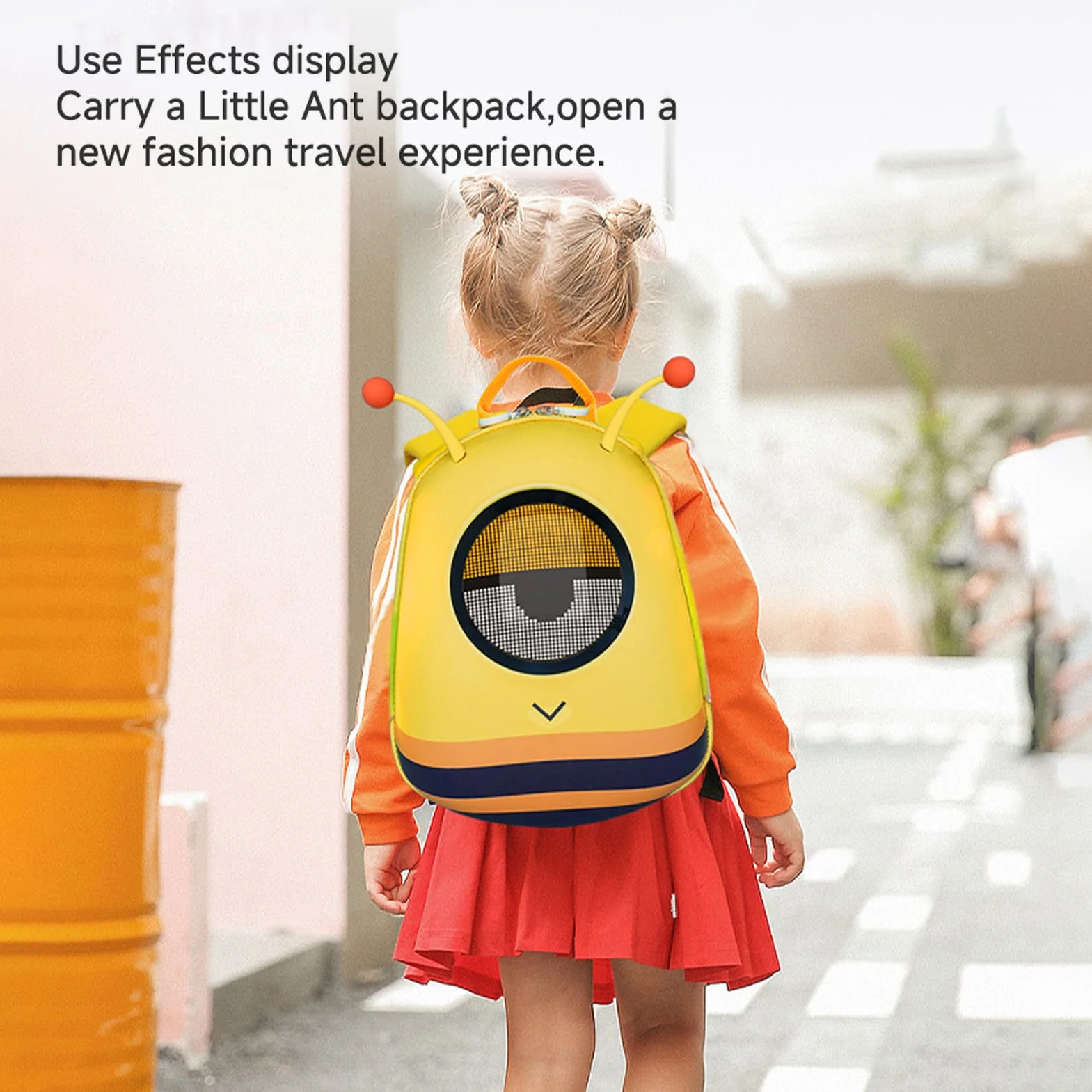 Mochila LED Deportes Al Aire Libre con Dibujos Animados 3D Impermeable para Niños