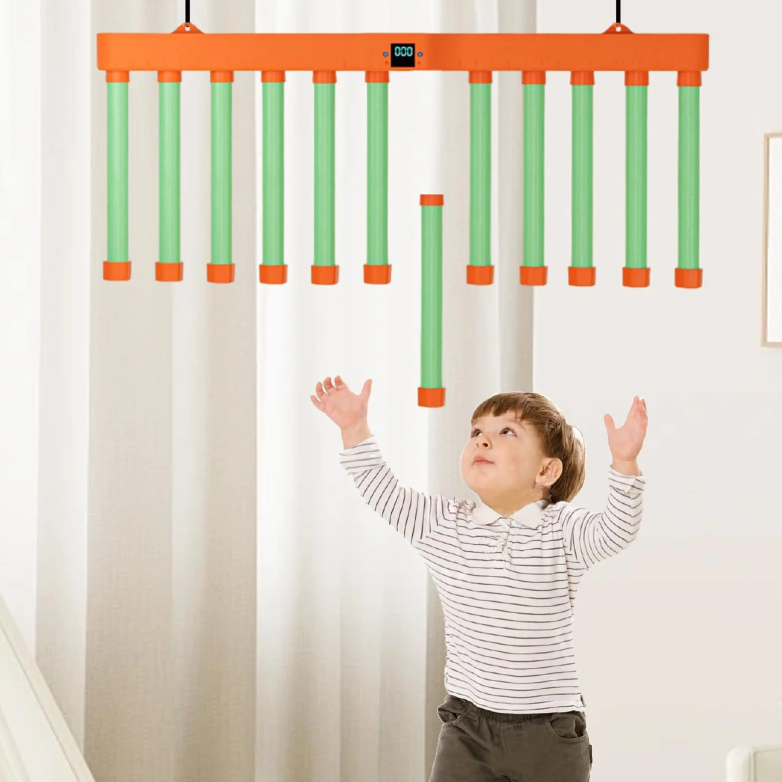 Palos Que Caen interactivos, Juego de Captura de 3 velocidades Ajustables, Juegos de coordinación -Mano, Juego de reacción con caído para niños y Adultos