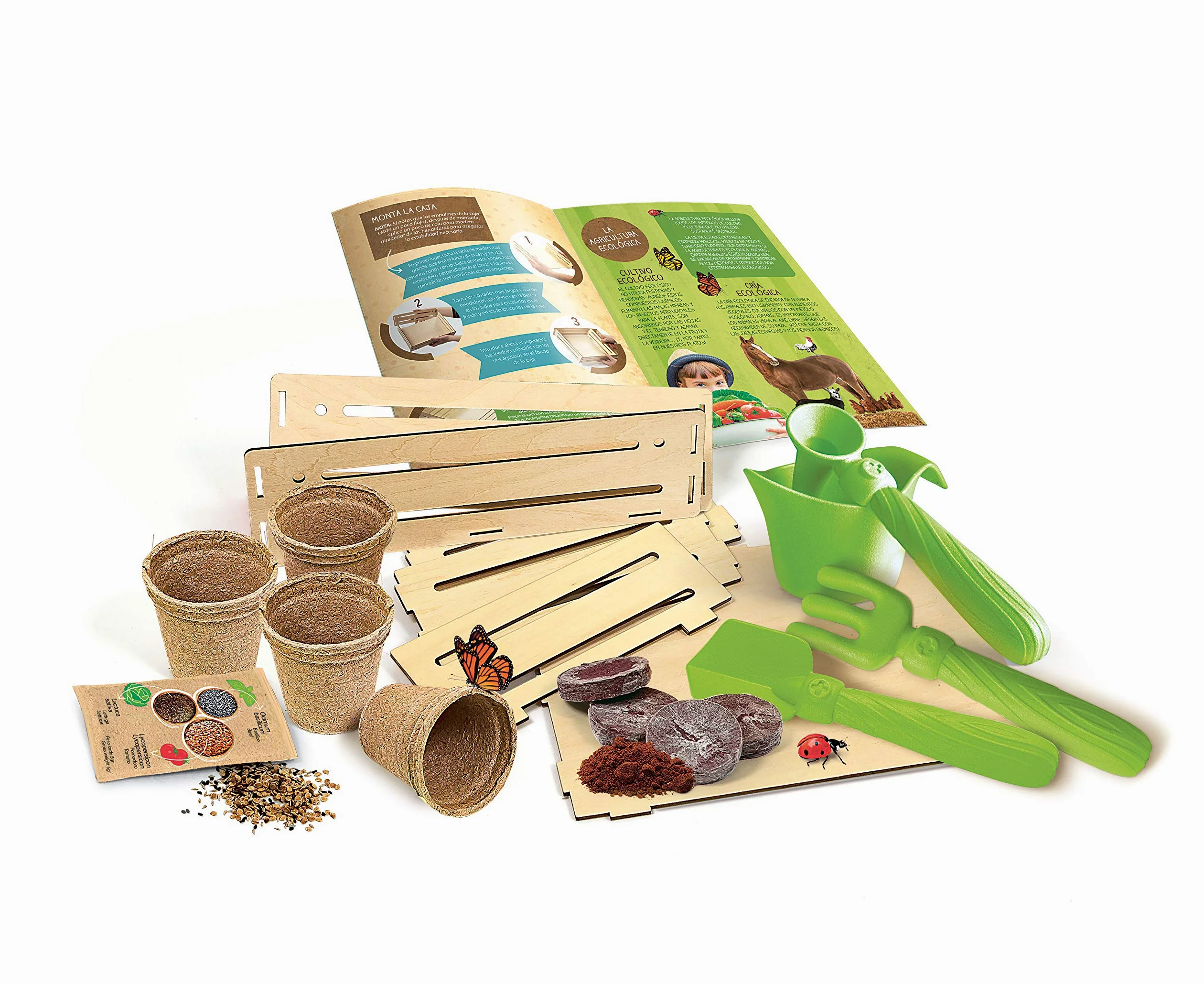 Clementoni - Kit de Jardinería - Juego científico a Partir de 7 años, Juguete en español (55393)