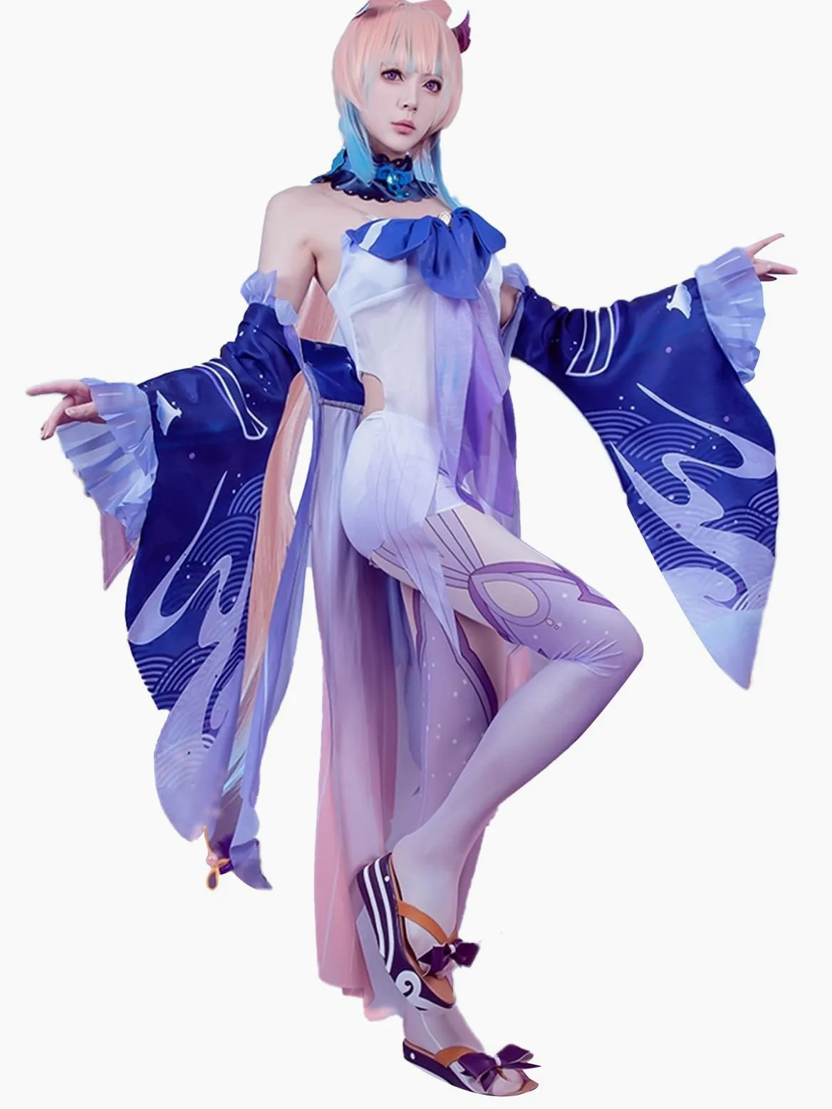 OSIAS Genshin Impact Traje de Cosplay de Sangonomiya Kokomi Disfraz Sangonomiya Kokomi (S)