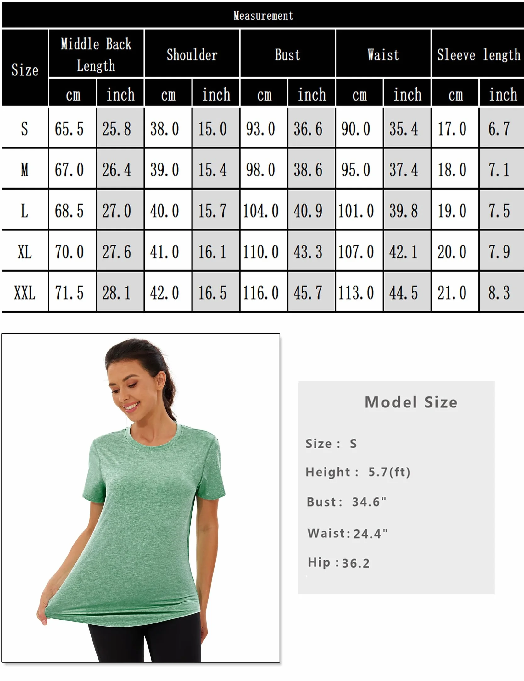 Camiseta Deportivo Mujer Manga Corta Secado Rápido Malla Yoga Fitness Top Ropa Deportiva