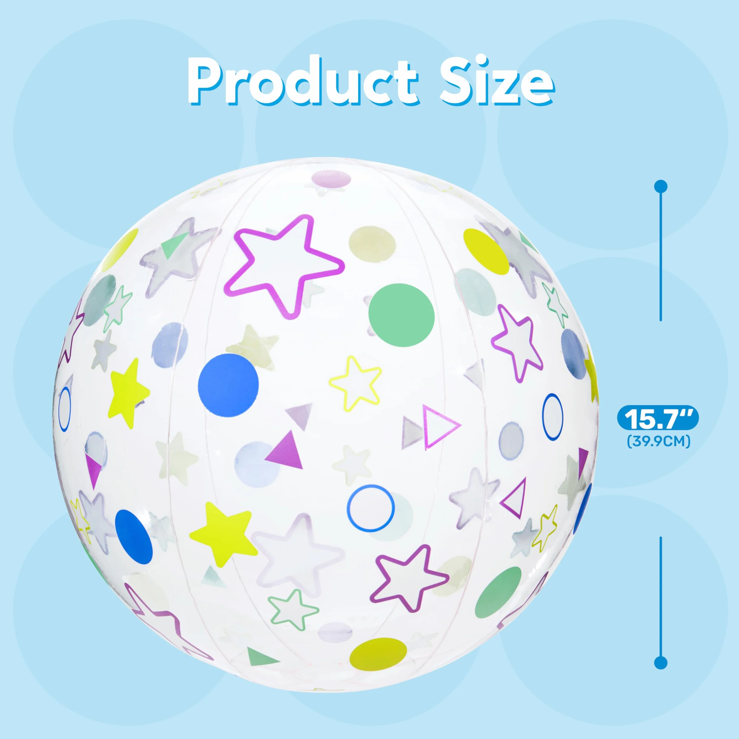 SYNCFUN 2 pelotas de agua hinchables, pelota de playa, pelota de agua para niños y adultos, juguete de fiesta de verano en la piscina