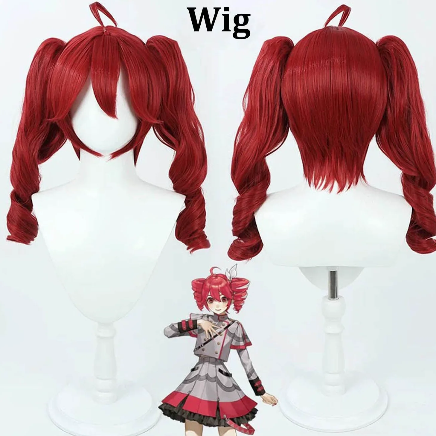 Anime Personaje Kasane Teto Nueva Piel Disfraz de cosplay Juego de role Uniforme Conjunto Completo Halloween Fiesta Carnaval Traje de Vestir con Peluca para Mujeres