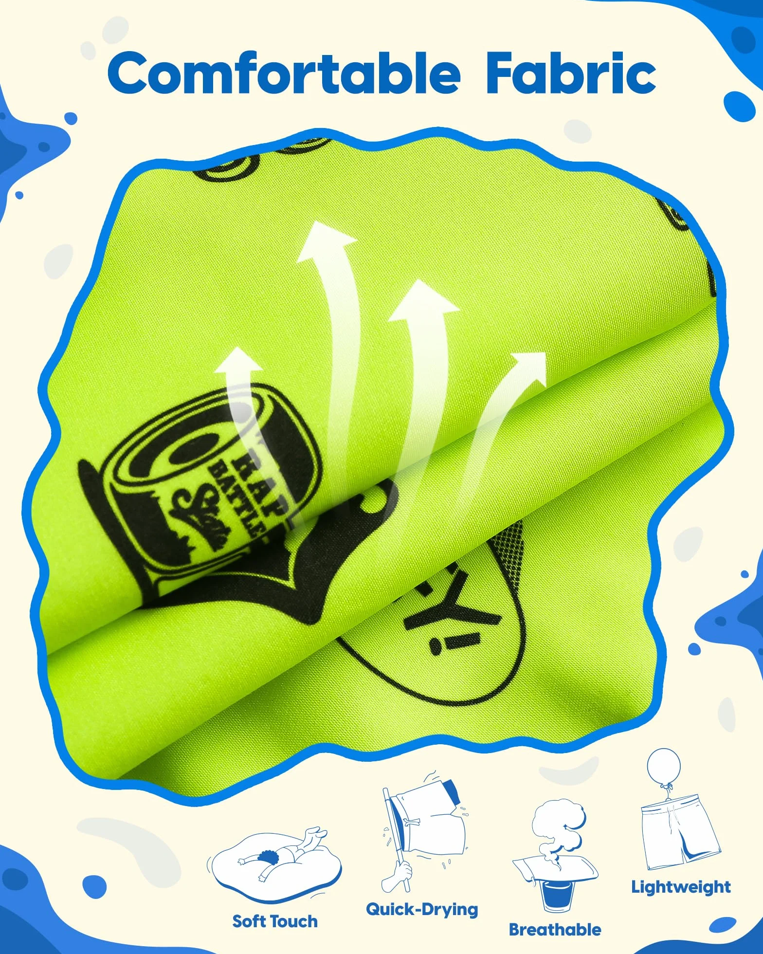 Bañador Niño Ropa de Baño Secado rápido Malla Short Natación Estampado
