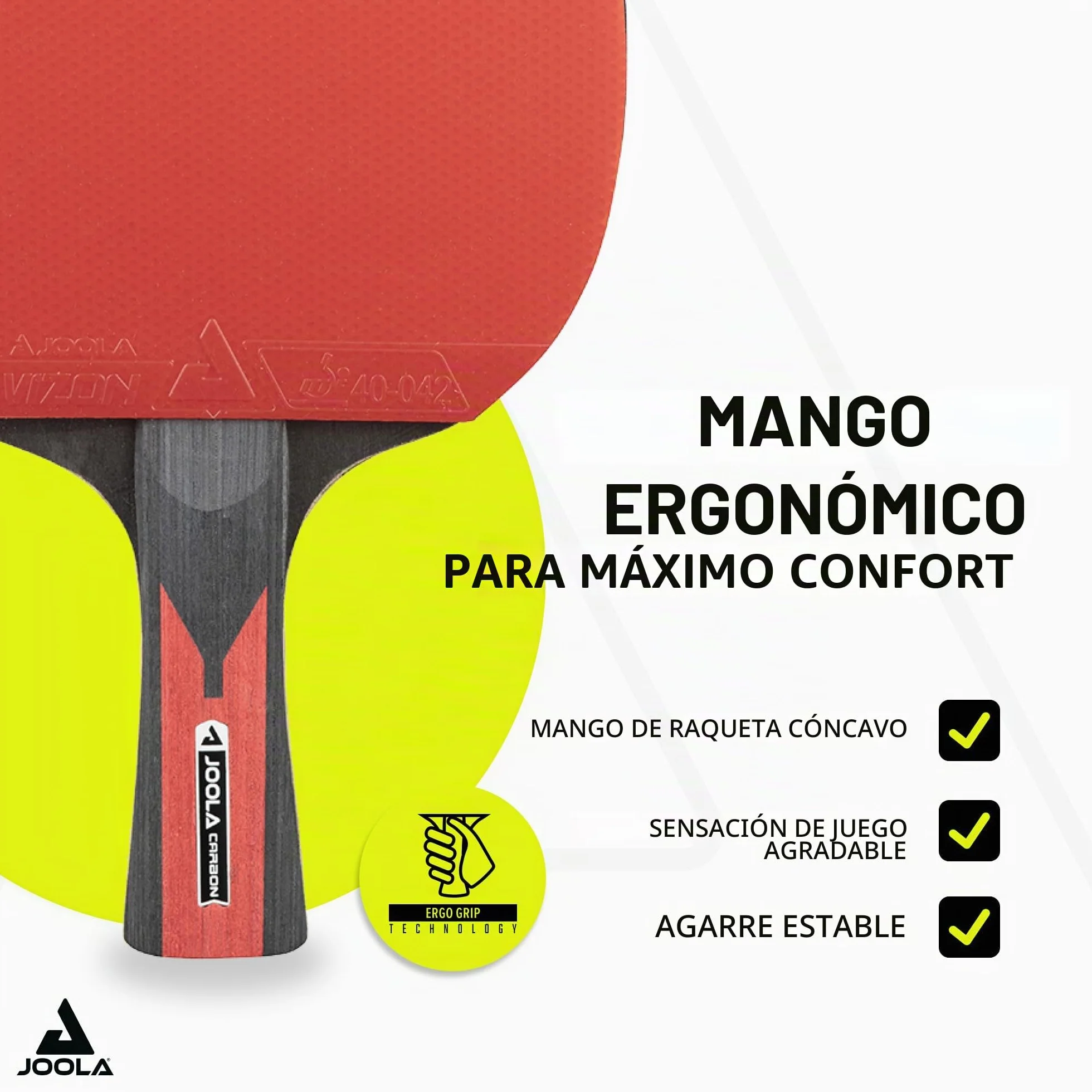 JOOLA Tischtennis Set Duo Carbon 2 Schläger 3 Bälle Hülle Rot Schwarz 6-teilig