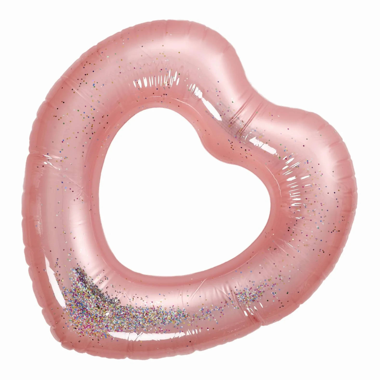 TOYANDONA Anillo de natación en Forma de corazón Anillos de Piscina inflables balsa Flota hinchables Pool Party Juguete de Piscina de Verano Anillo de natación Inflable de polivinilo