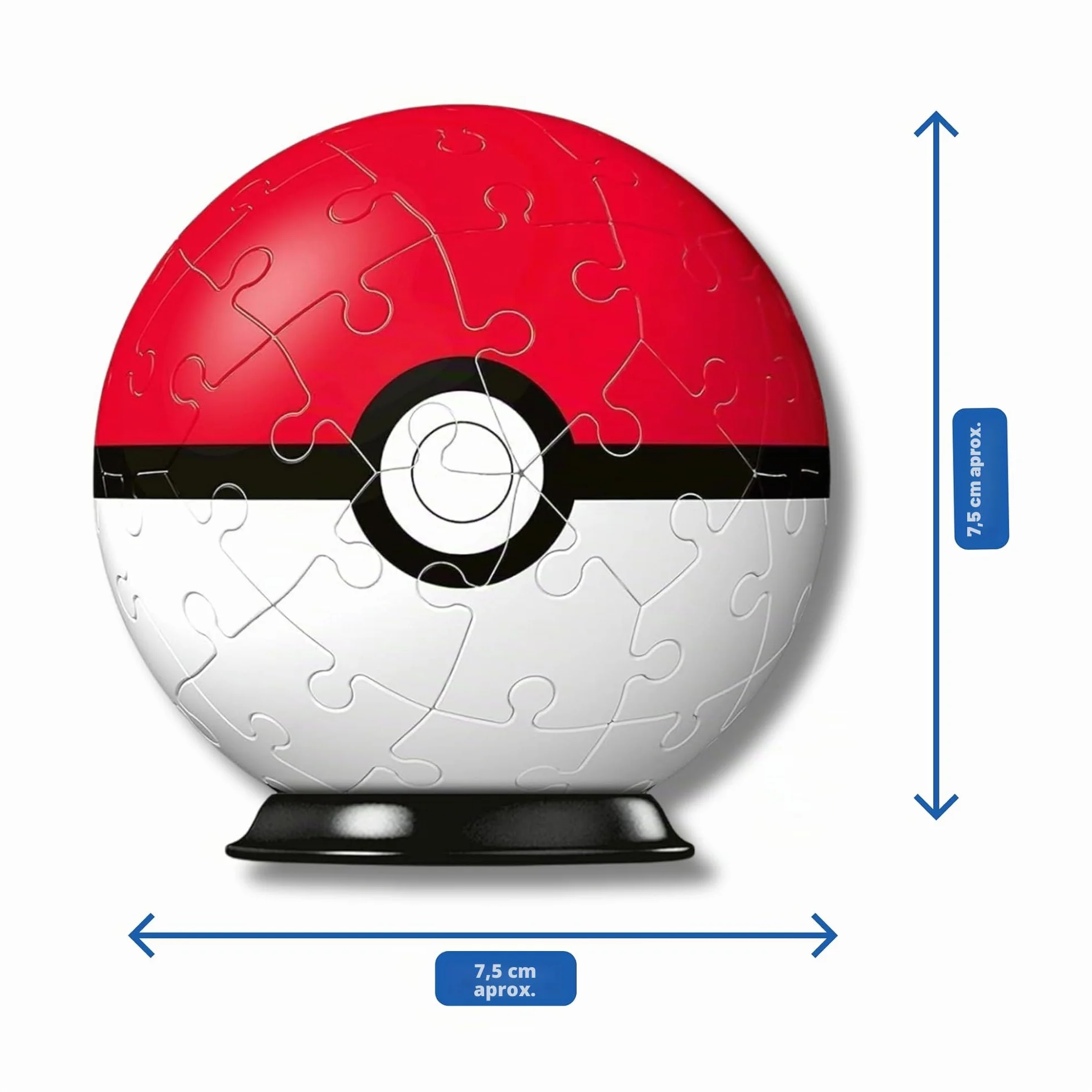 Ravensburger Puzzle 3D Niños Pokemon Pokeball 55 Piezas Montable Regalo 6+