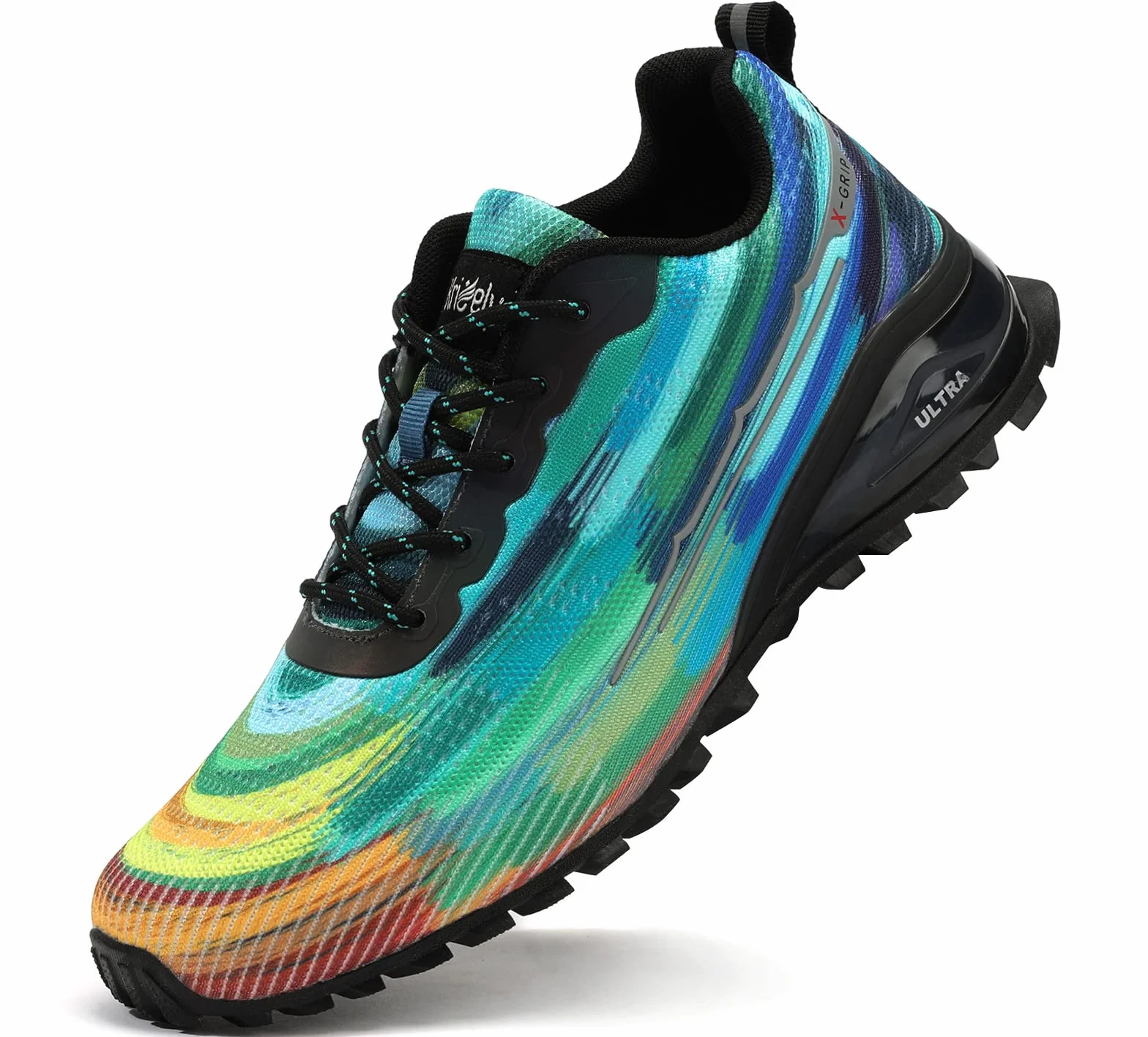 Kricely Zapatillas de Trail Running Hombre Antideslizantes Transpirables Senderismo Trekking