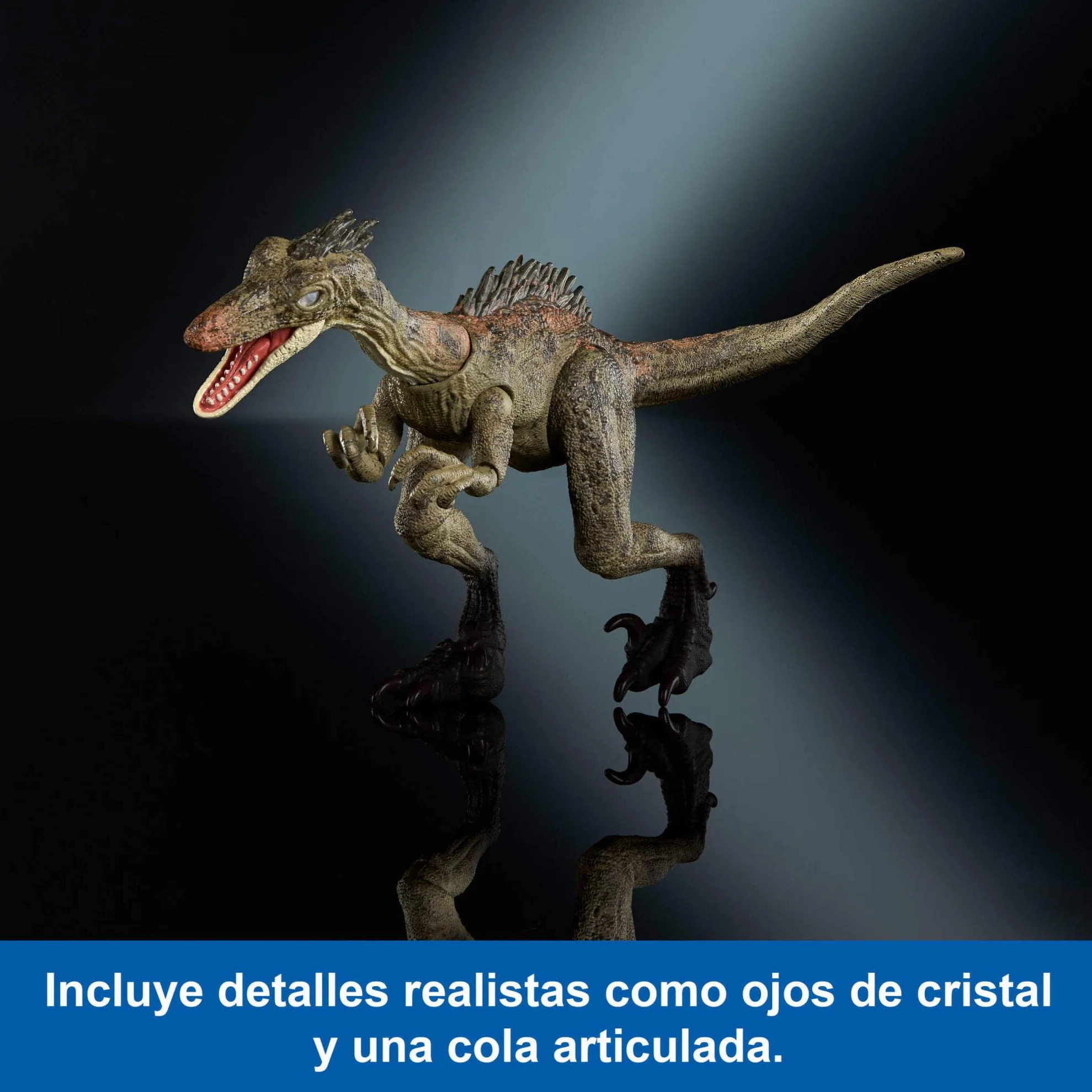 Mattel Jurassic World Hammond Collection Troodon Dinosaurio Juguete 14 Articulaciones JDJ11