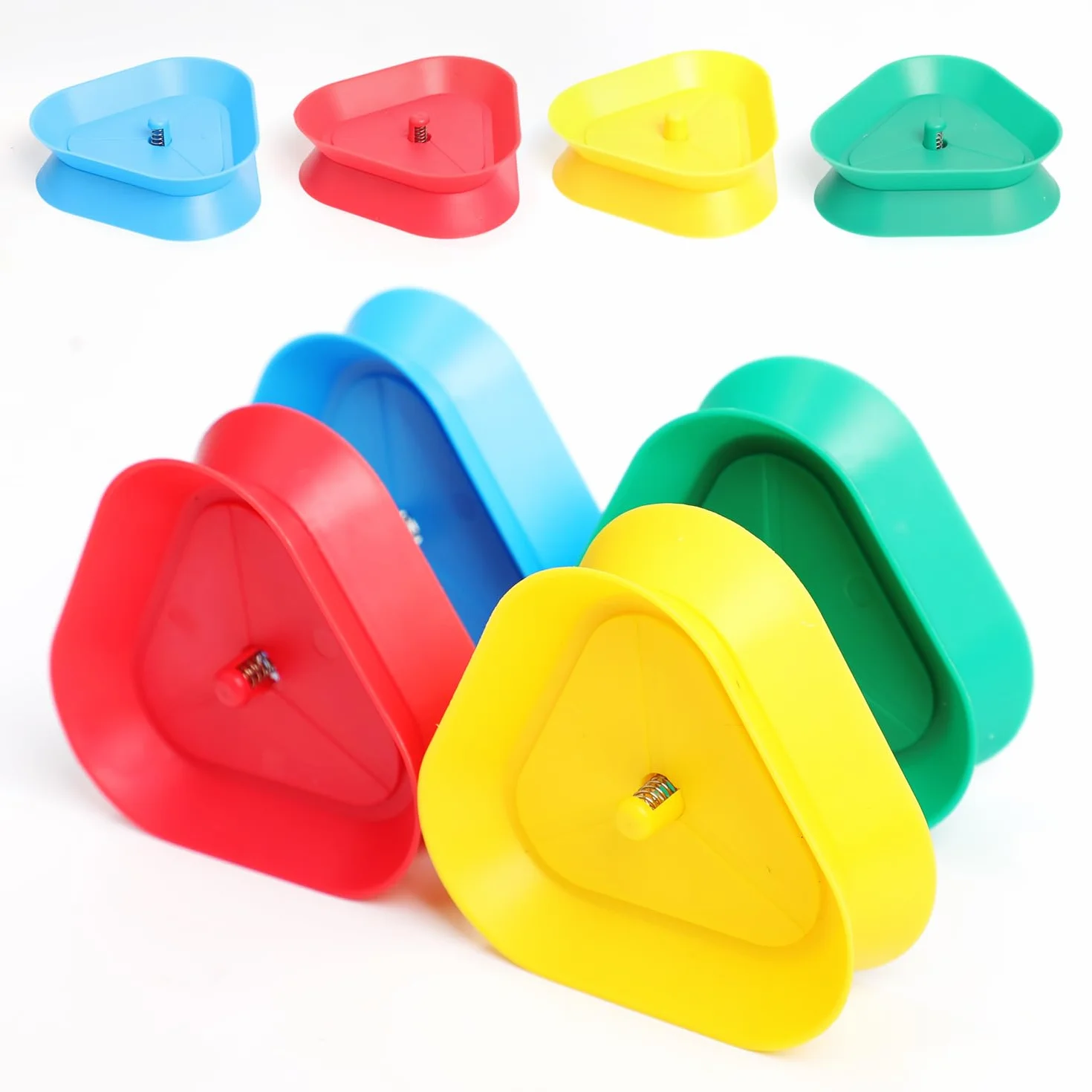 Soporte para Cartas de Juego de 4 Piezas, Soporte para Tarjetas de Juego para niños, Soporte para Juegos de Cartas de pie en Forma de triángulo, Compatible con Diferentes tamaños de Cartas