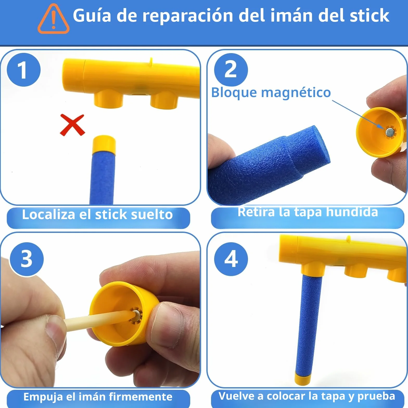 Juego de Atrapar Palos 3 Velocidades Entrenamiento Reacción Coordinación Mano-Ojo Niños Adultos