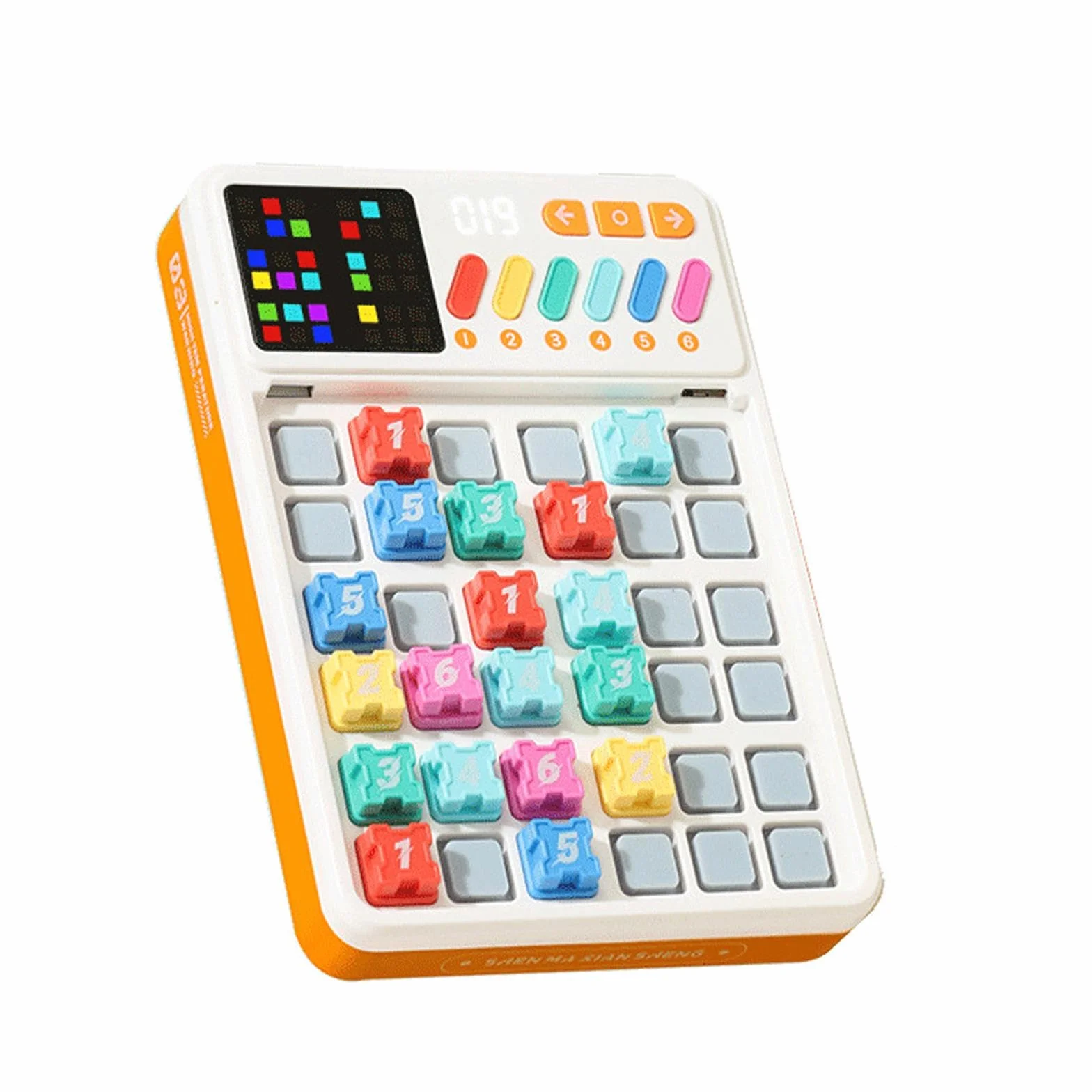 Perfk Máquina de Sudoku Inteligente con Luz, Juego de Rompecabezas para Niños, Entrenamiento del Pensamiento Matemático