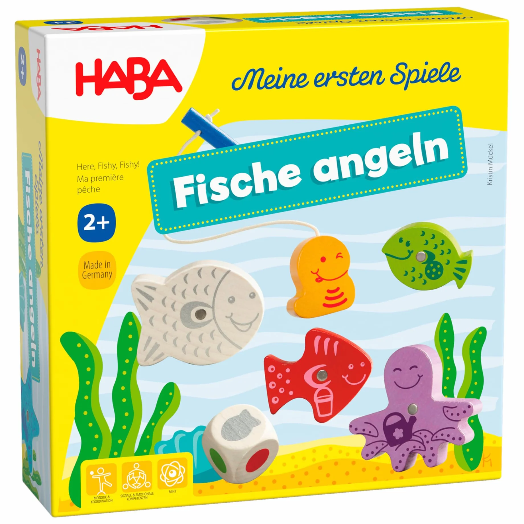 Haba 4983 Fische angeln - Juego educativo de destreza (en alemán) , color/modelo surtido