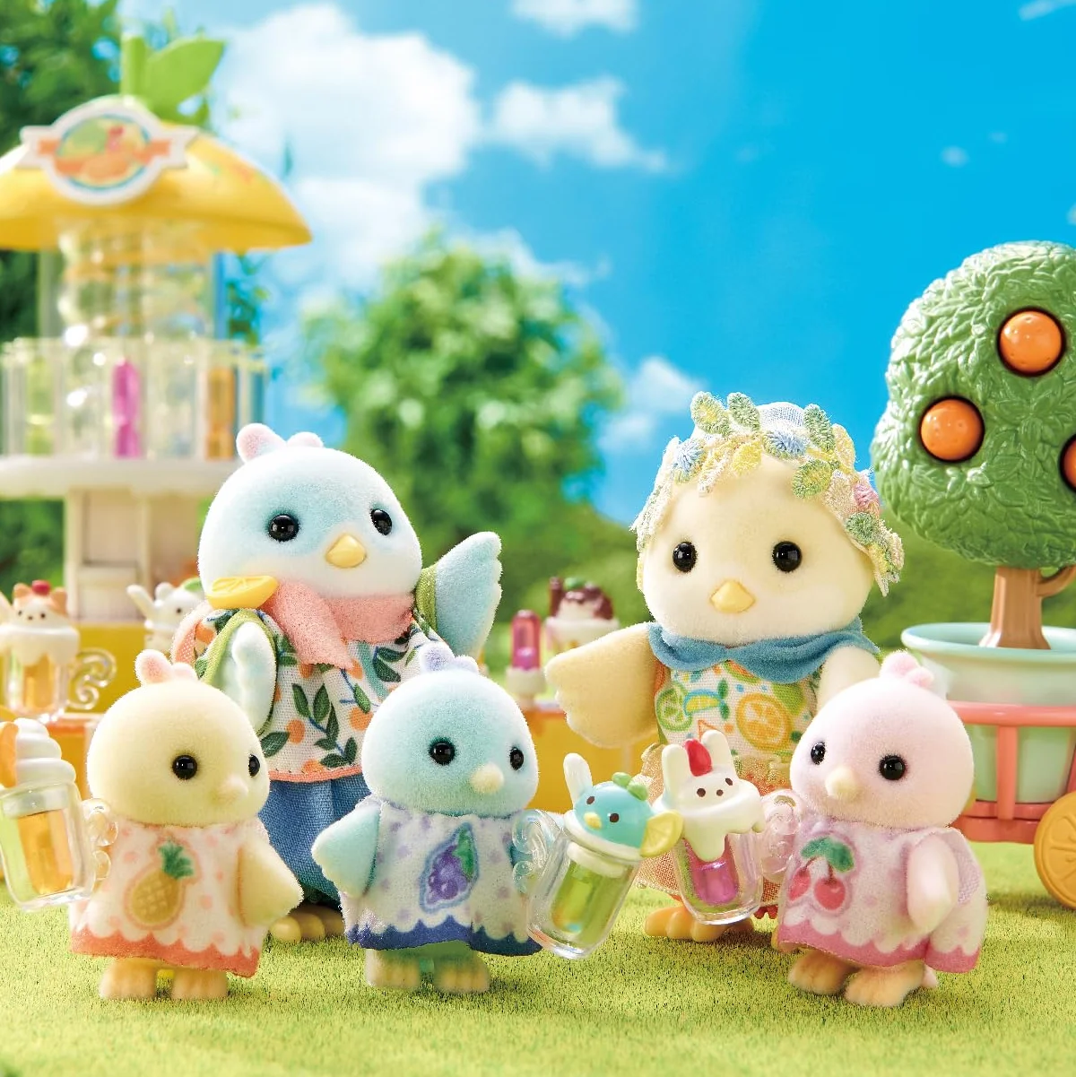 Sylvanian Families - 5860 Familia Pájaro Cítrico