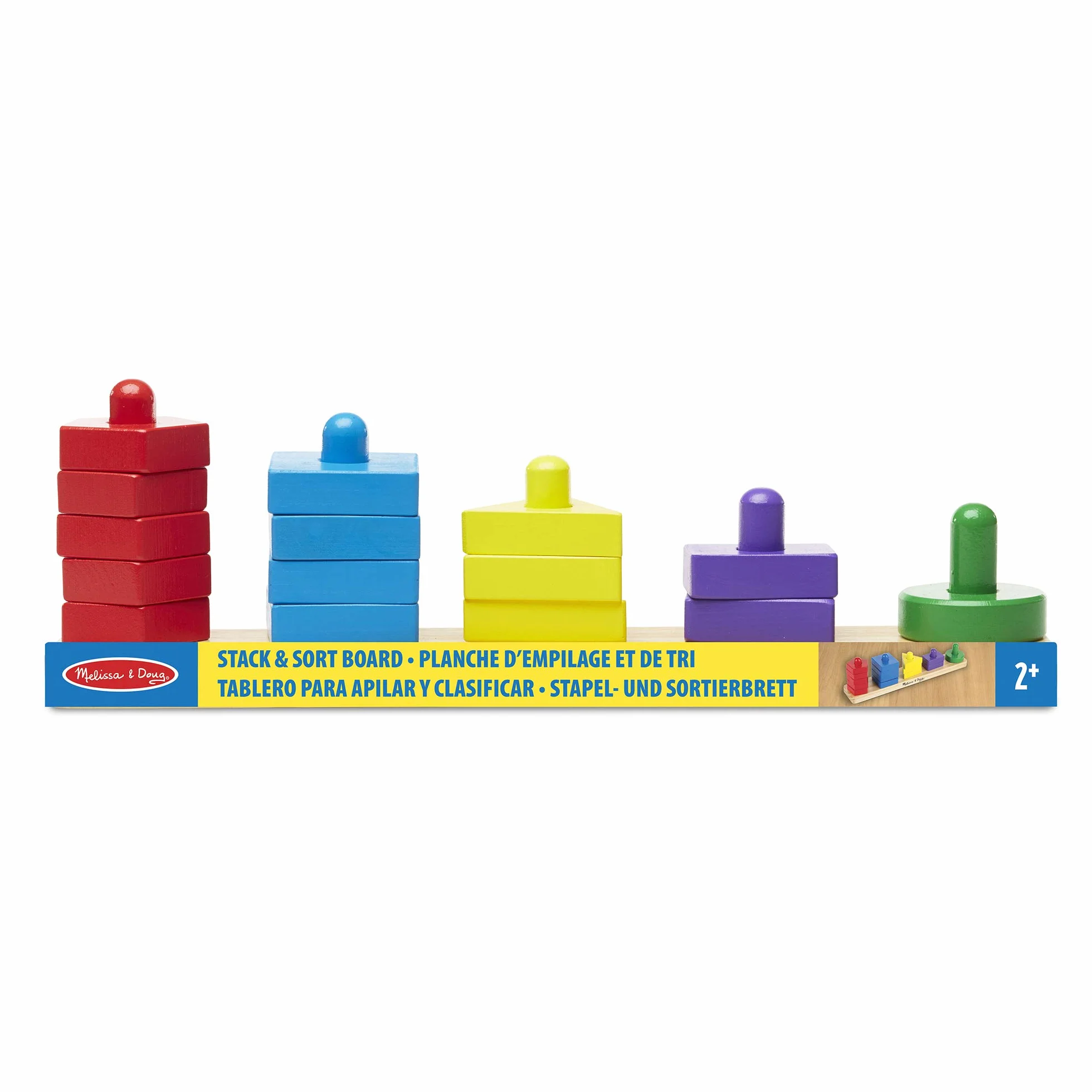 Melissa & Doug Tablero para Apilar Y Clasificar