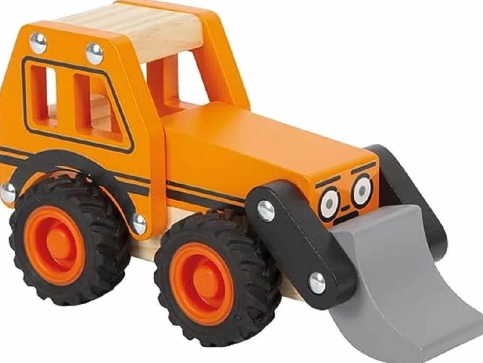 Small Foot Excavadora de Madera FSC® 100% certificada, Cargador Frontal, Desde los 18 Meses, 12447