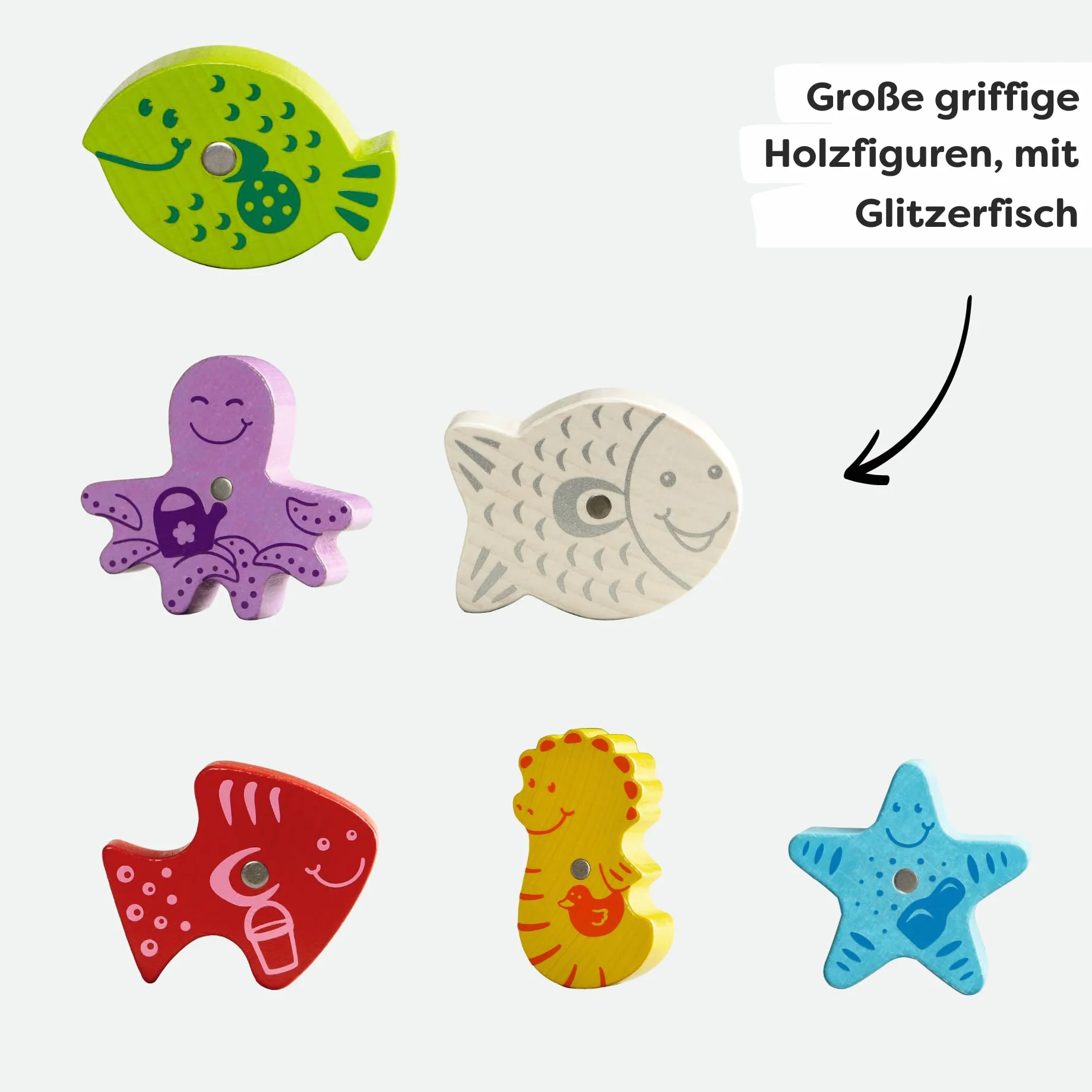 Haba 4983 Fische angeln - Juego educativo de destreza (en alemán) , color/modelo surtido