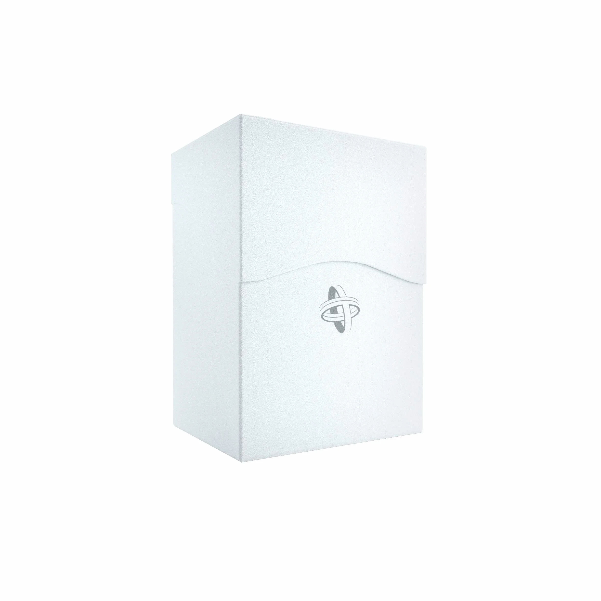 Gamegenic Deck Holder 80+ Blanco - solución inteligente y rápida para almacenar y organizar tus mazos de cartas.