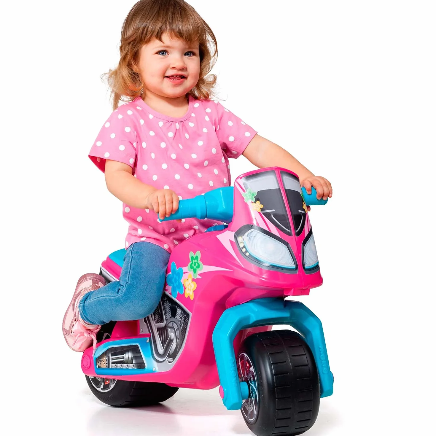 Moto correpasillos Molto Cross Race Rosa