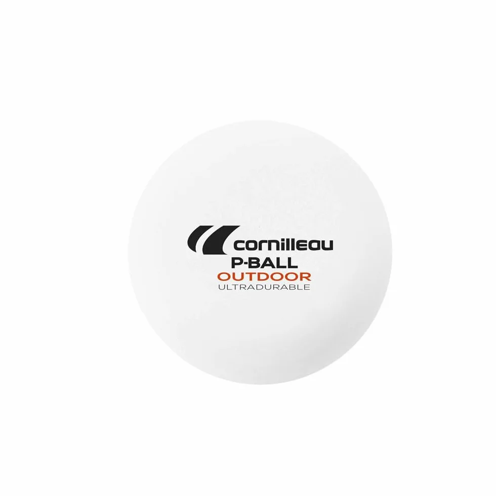 Cornilleau Pelotas de Tenis de Mesa Plástico Exteriores Caja 6
