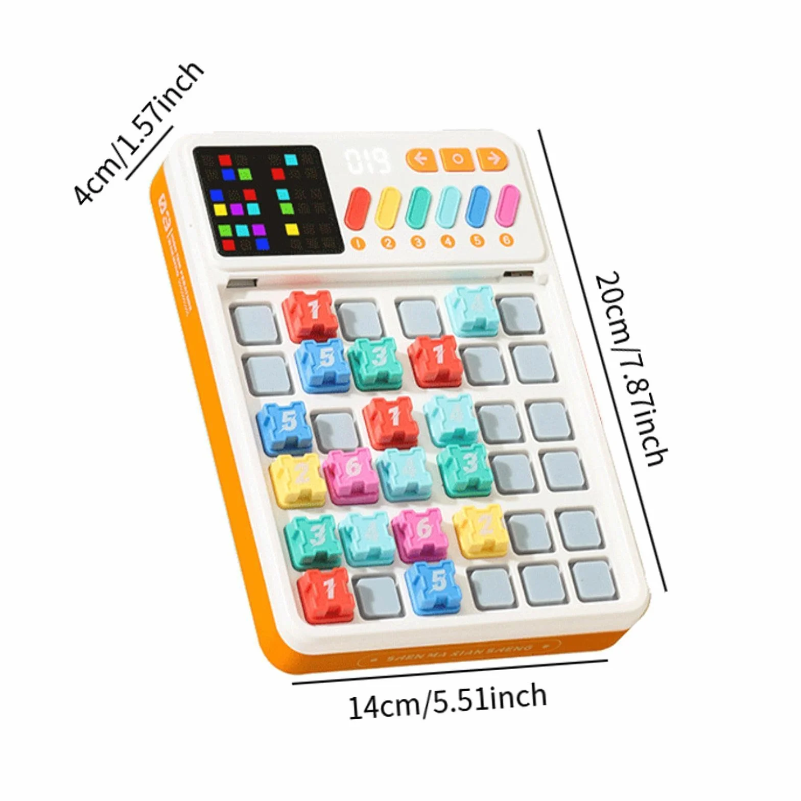 Perfk Máquina de Sudoku Inteligente con Luz, Juego de Rompecabezas para Niños, Entrenamiento del Pensamiento Matemático