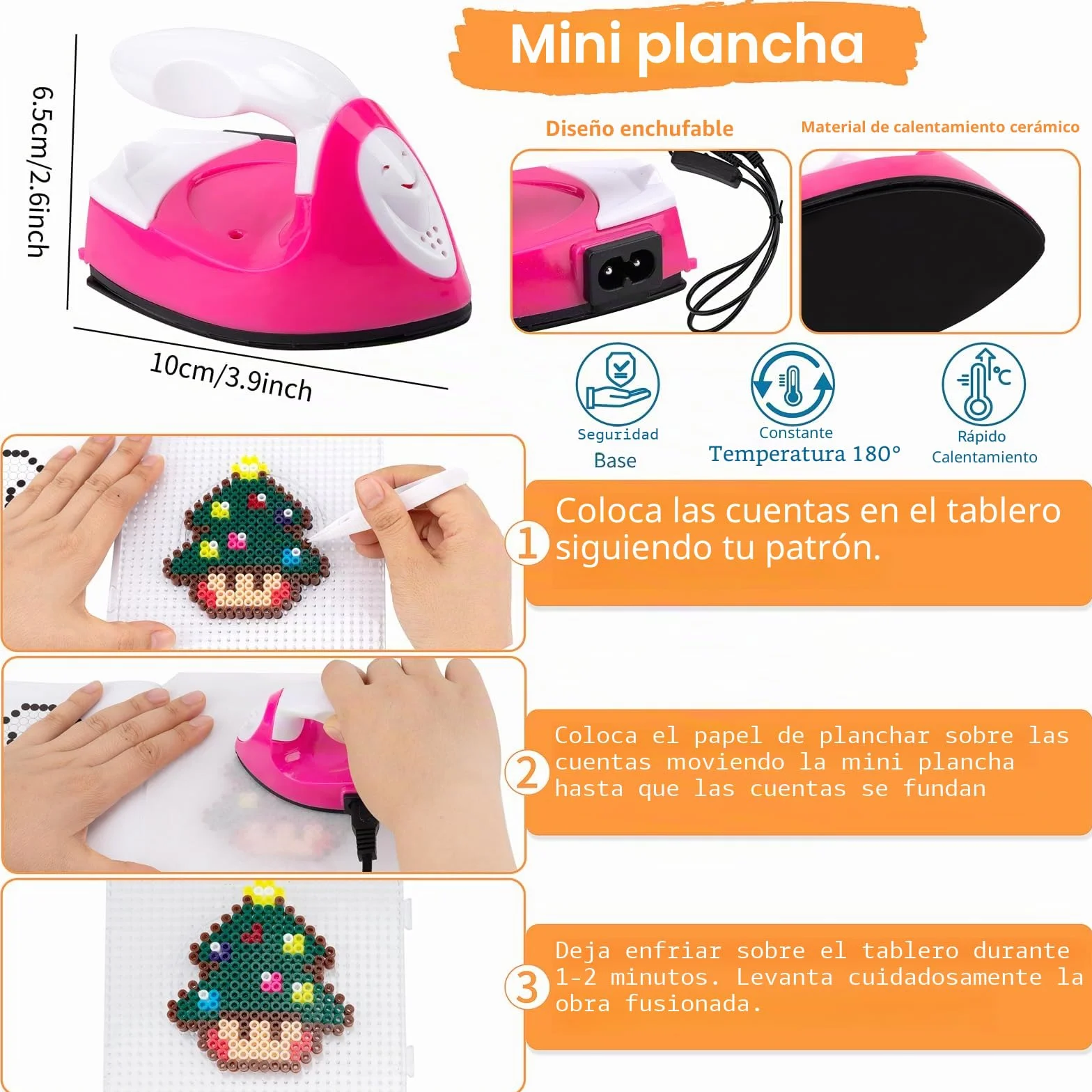 JelyArt Cuentas para Planchar - Fuse Beads Kit, Set de Manualidades para Niños y Niñas, 12,000 Piezas, 5mm, 36 Colores, 3 Plantillas, 2 Pinzas Juego de Cuentas Hama para Niños Regalo Cumpleaños DIY