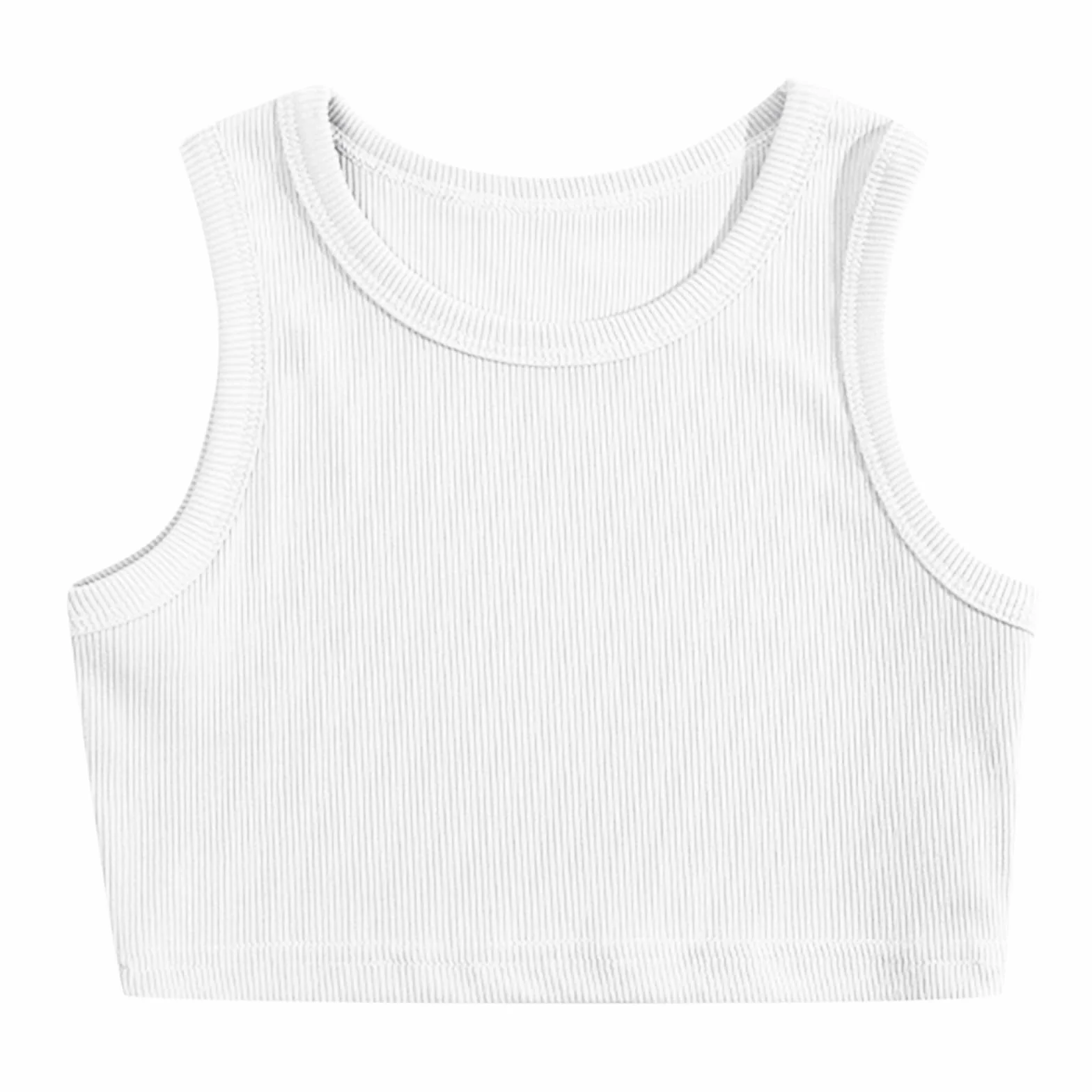 Camiseta sin Mangas para Niños Top Corto Espalda Cruzada Deportivo Baile Ballet Gimnasia