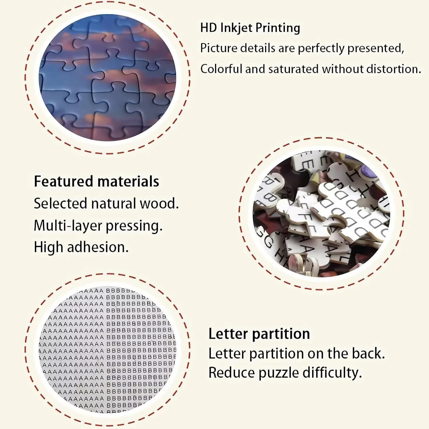 Puzzle 5000 Piezas otoño Puzzle de Madera Desafiante, n-700