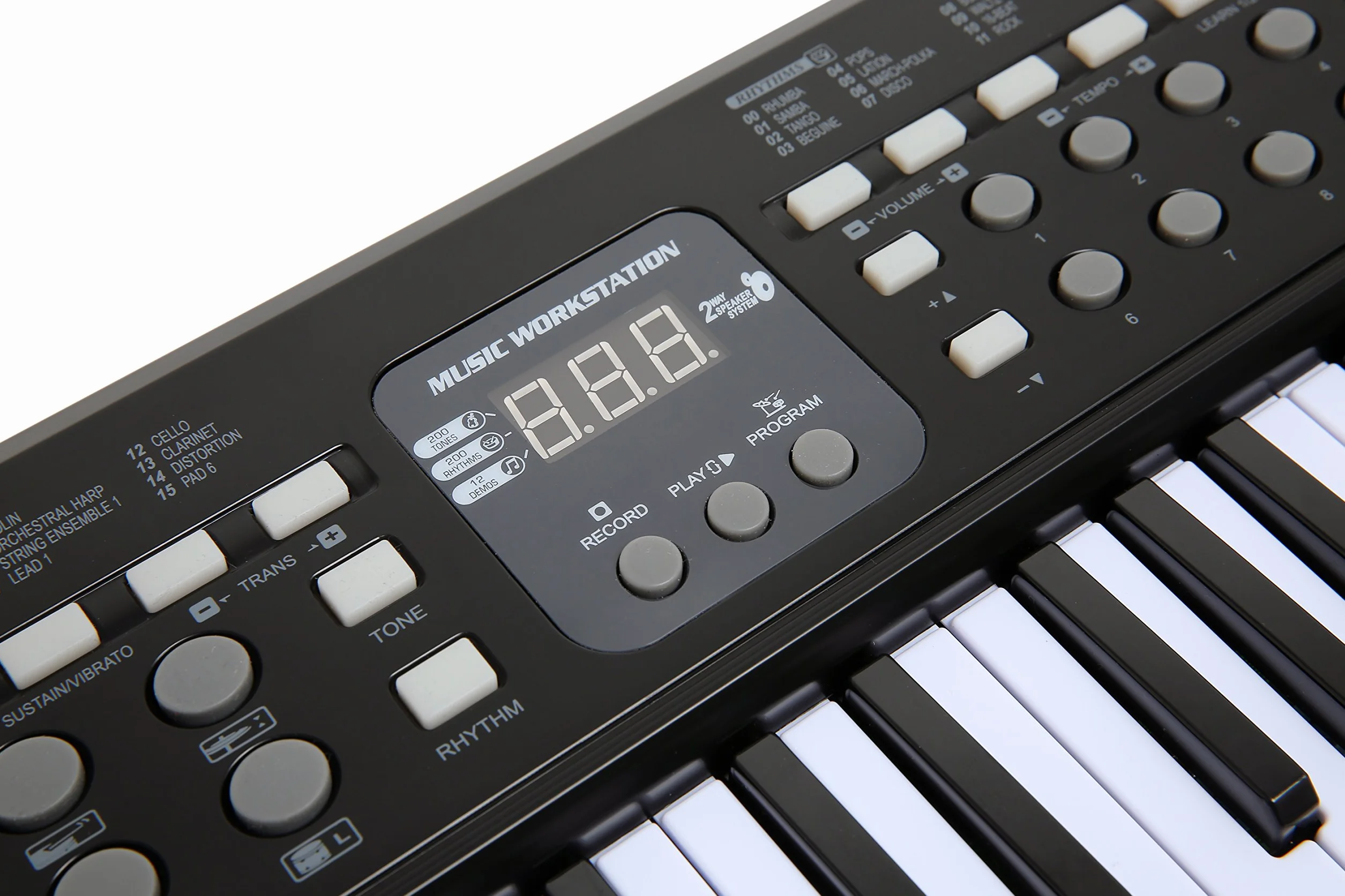 Axman LP5450- Teclado/keyboard con micrófono y conector de alimentación