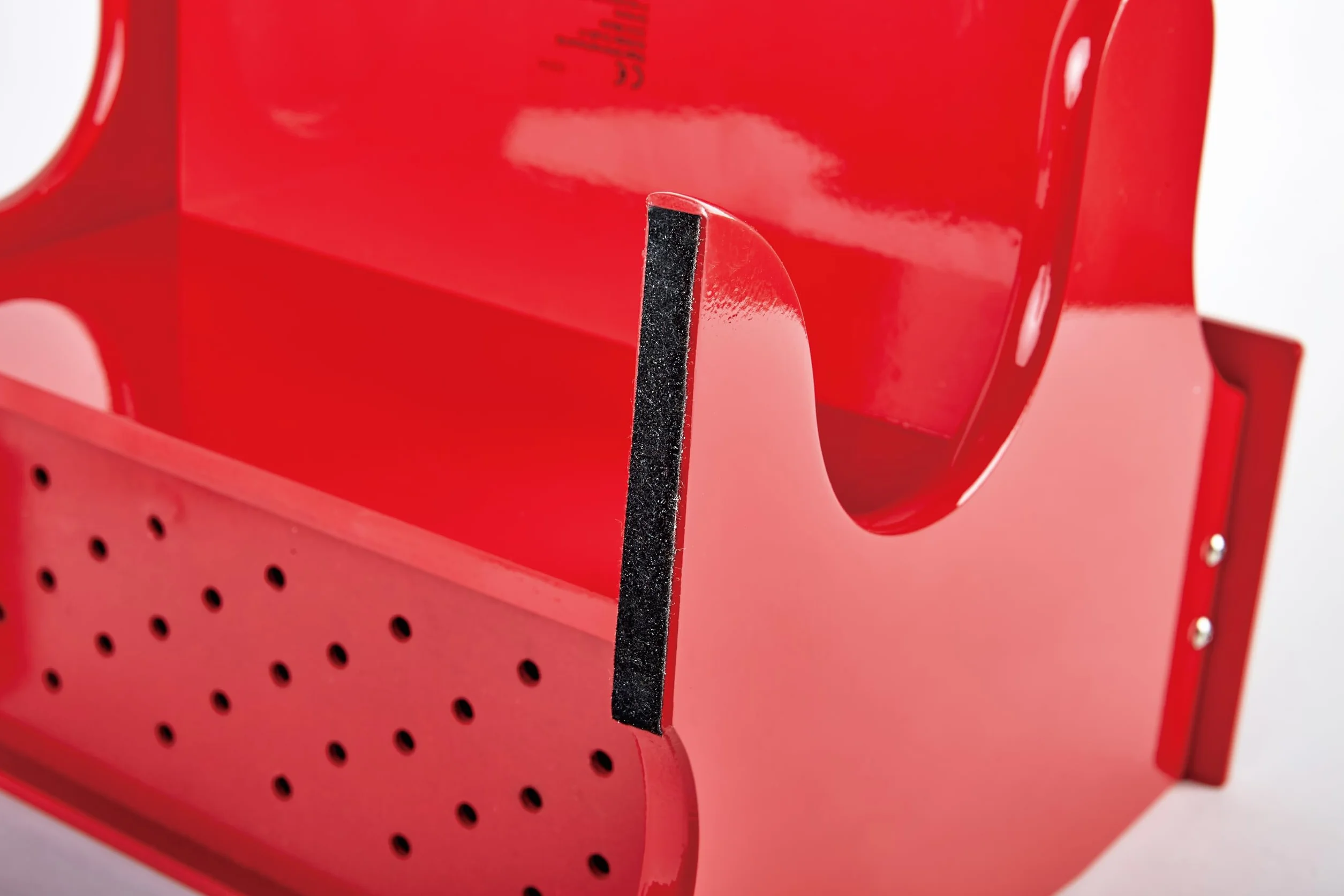 Hape Mini Piano, Mini Instrumento Musical de Madera de Juguete con 18 Teclas, Rojo