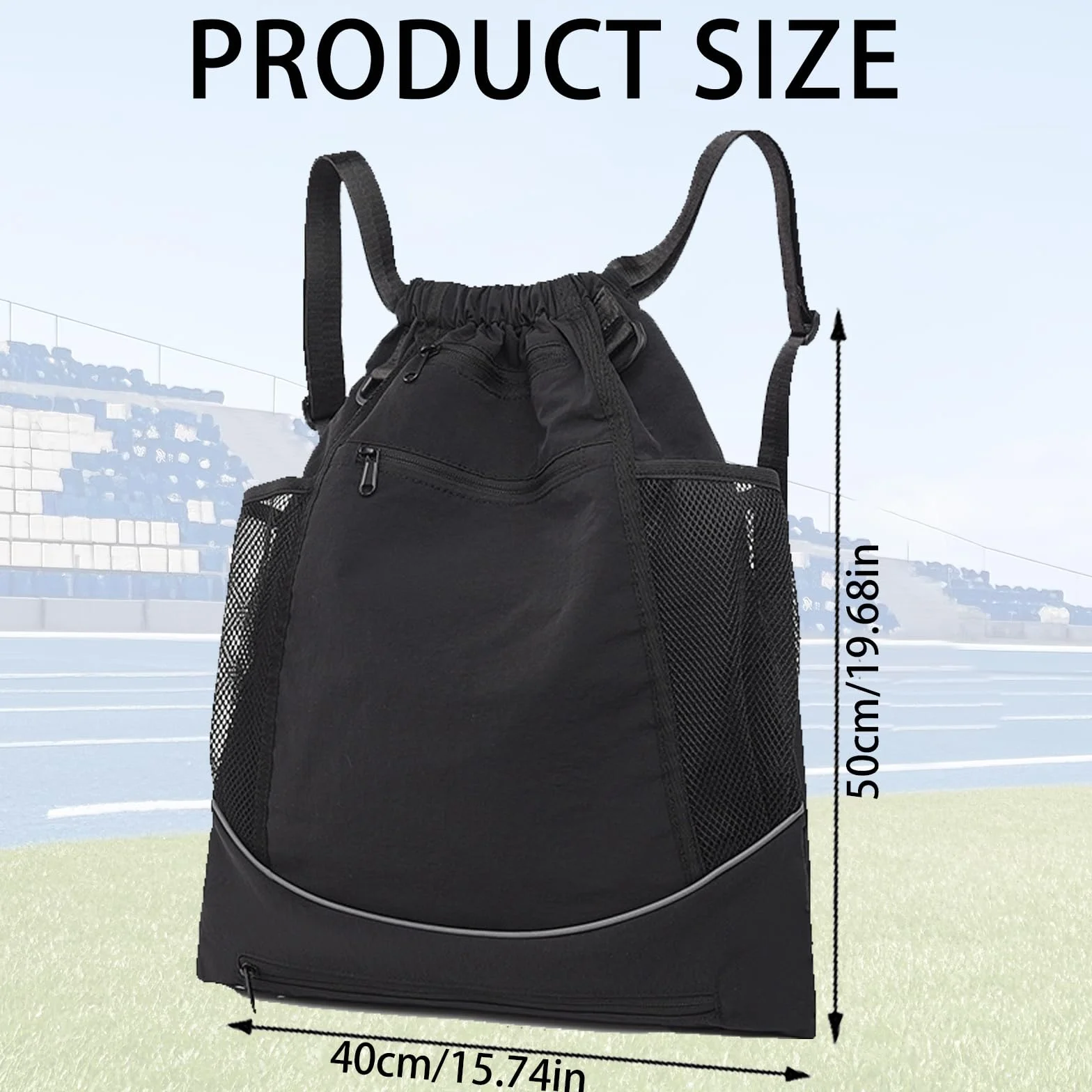 Mochila Deporte Niño, Mochila Deportiva Con Cordón Para Baloncesto, Fútbol, Voleibol