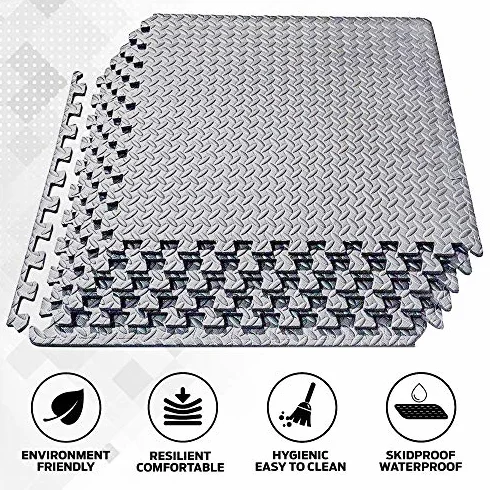 ComFy Baldosas Puzzle de Espuma EVA Antideslizantes para Suelo de Gimnasio en Casa