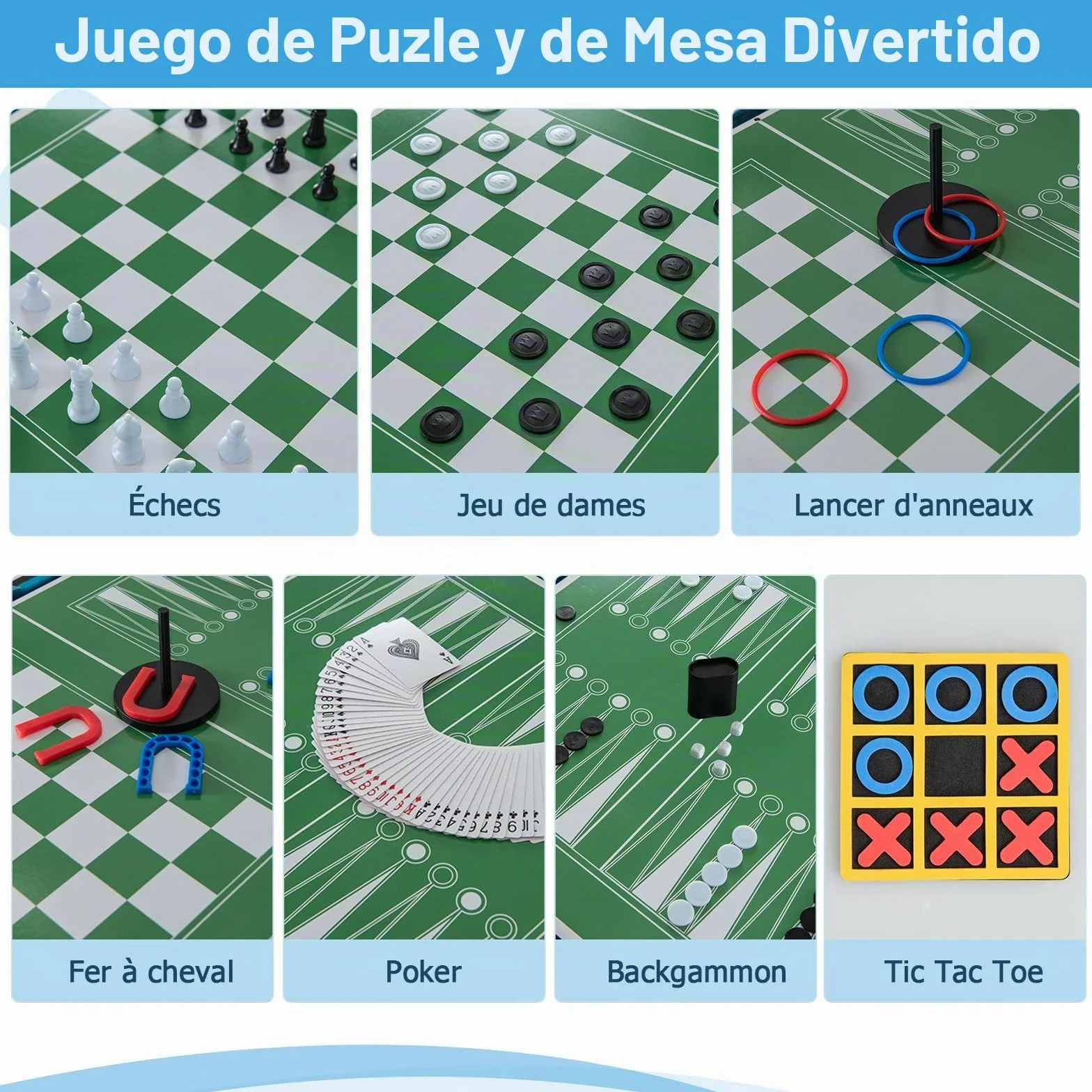 GOPLUS Mesa Multijuegos Convertible 14 en 1 con Futbolín, Mesa Multifuncional con Billar, Air Hockey, Ping Pong, Baloncesto, Shuffleboard, Ajedrez, Juegos Combinada para Fiesta Bar Hogar