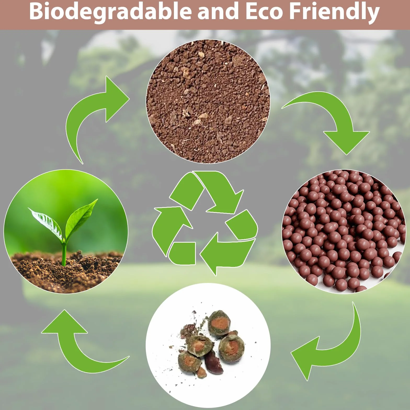 Bolas de Arcilla Dura 8,5 mm biodegradables munición para tirachinas 500 Unidades
