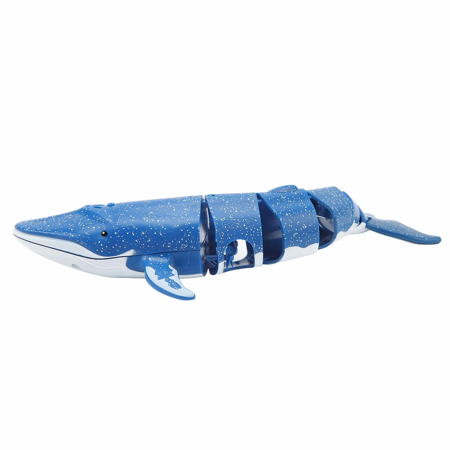 Juguete de ballena teledirigido de 2,4 G, mini juguete de simulación eléctrica con movimiento ágil muy realista para piscinas y bañeras (azul)