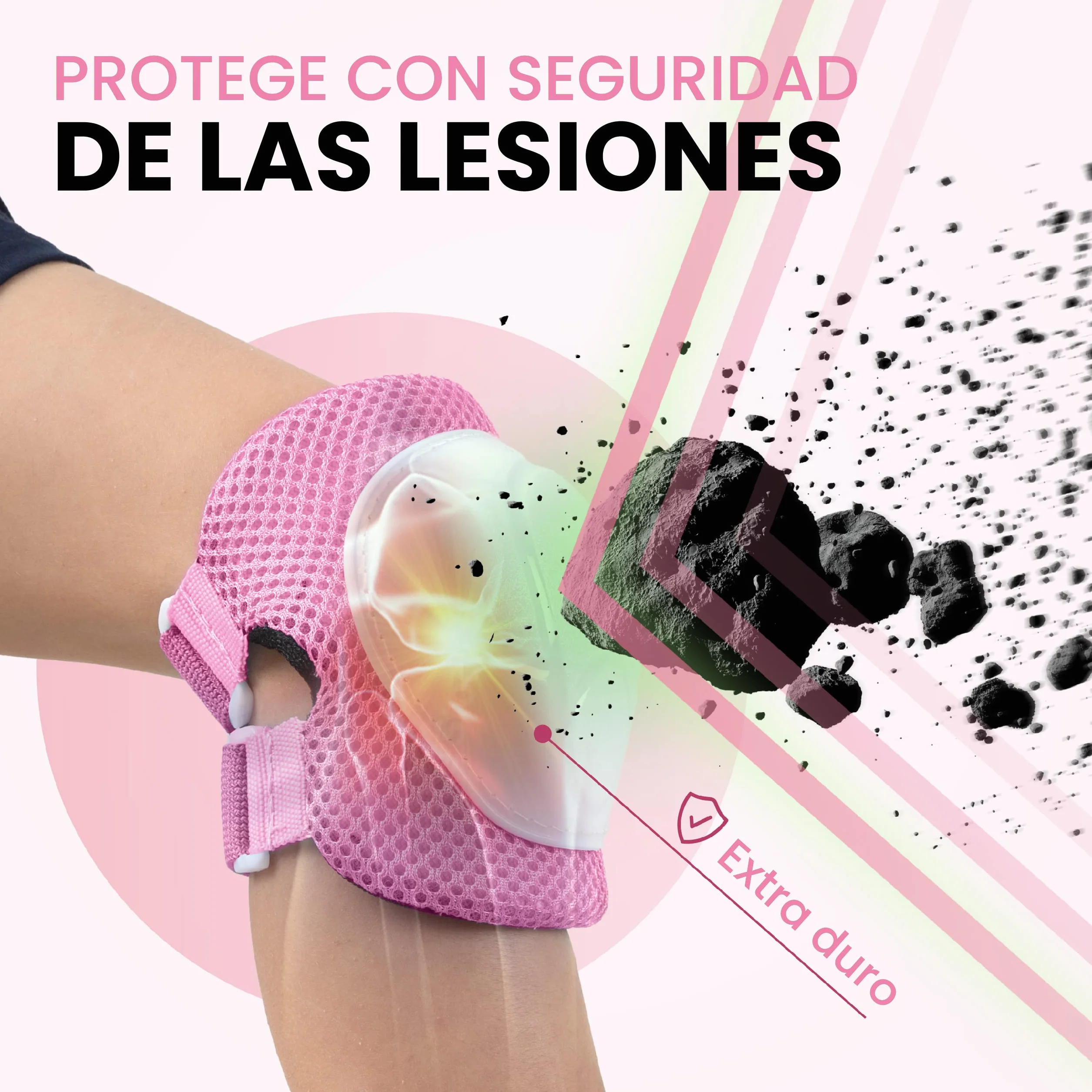 99FLIPS Protecciones Skate Niño Rodilleras Patines Niña - Rodilleras y Coderas Niño - Protección Patines - Protectores Niña