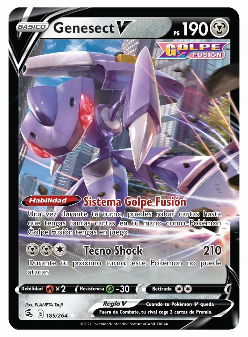 Pokémon Baraja Combate De Liga De Mew VMAX 60 Cartas Holográficas