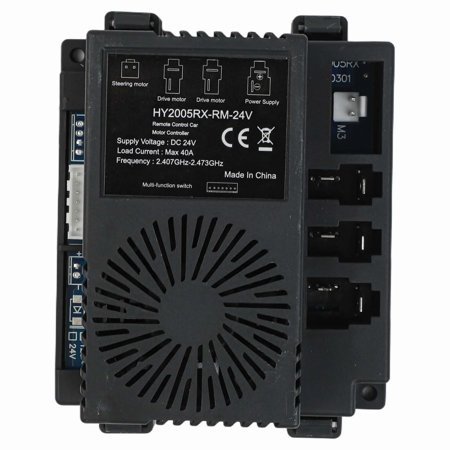 2 mandos a distancia 4 G receptor HY2005RX RM 24V niños controlador de coche eléctrico de repuesto actualización de función de arranque lento conexión simple ampliamente compatible