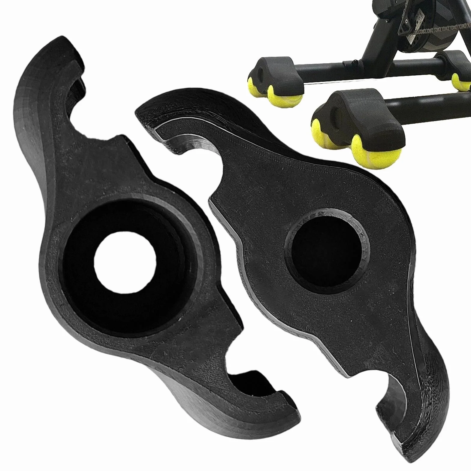 Adaptadores de pies basculantes para WAHOOS Kickr Core, placa reductora de ruido, pies estabilizadores