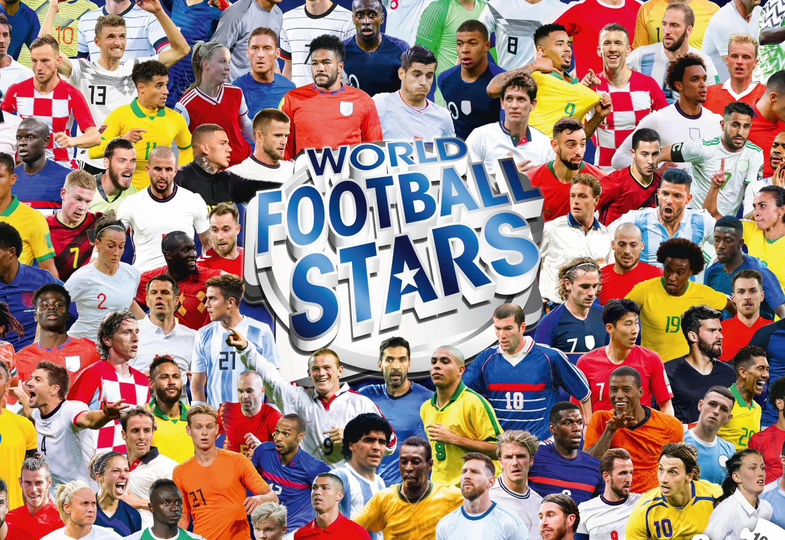 Winning Moves Rompecabezas Fútbol 1000 Piezas Cartel Leyendas Mundiales