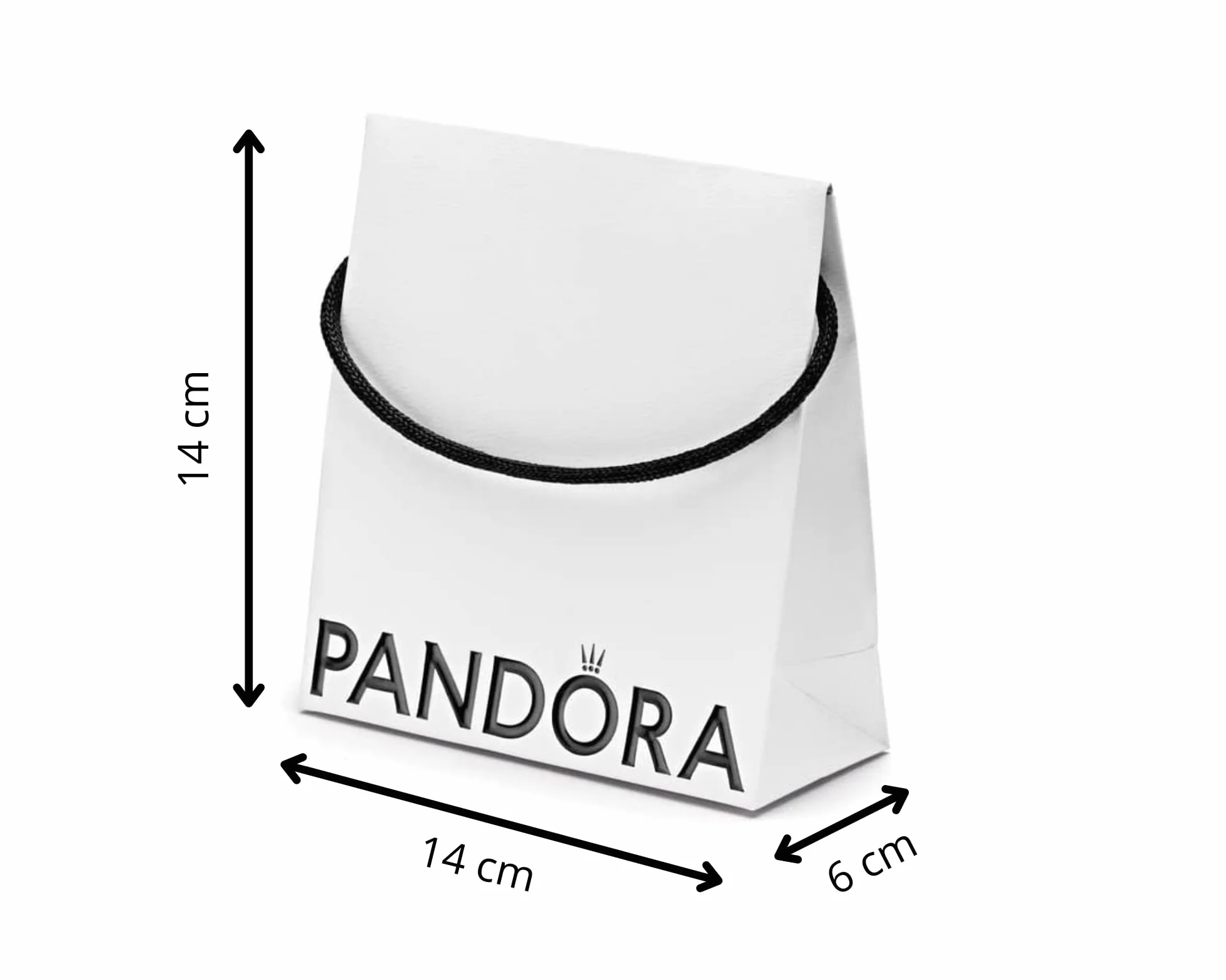 PANDORA Set de Embalaje Ecológico Premium (Bolsa, Caja de Joyería y Certificado de Autenticidad) (1)