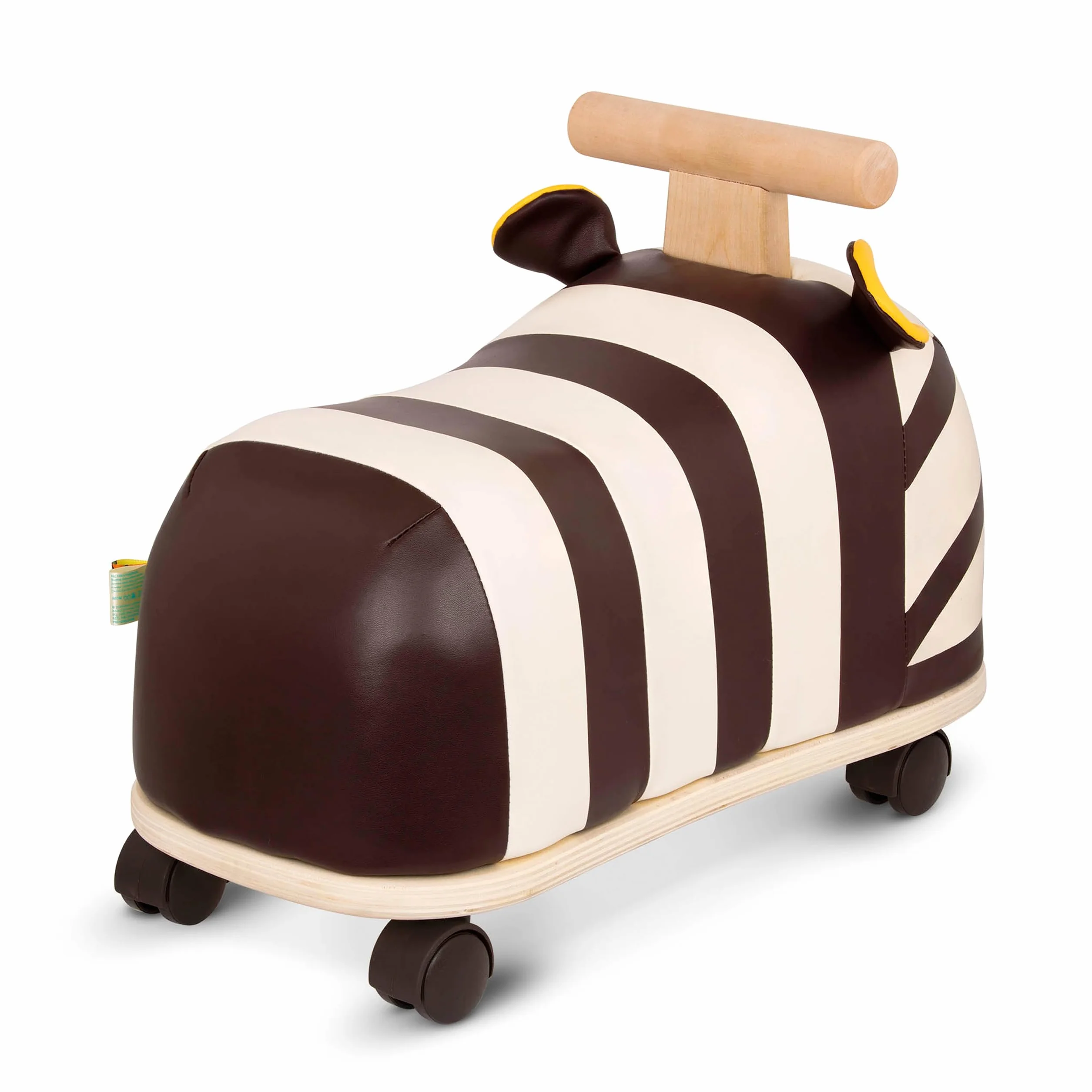 B. toys - Cebra Zippity - Correpasillos Cebra - Juguete correpasillos para niños pequeños - Asiento blando - Juguete de madera - 18 meses+
