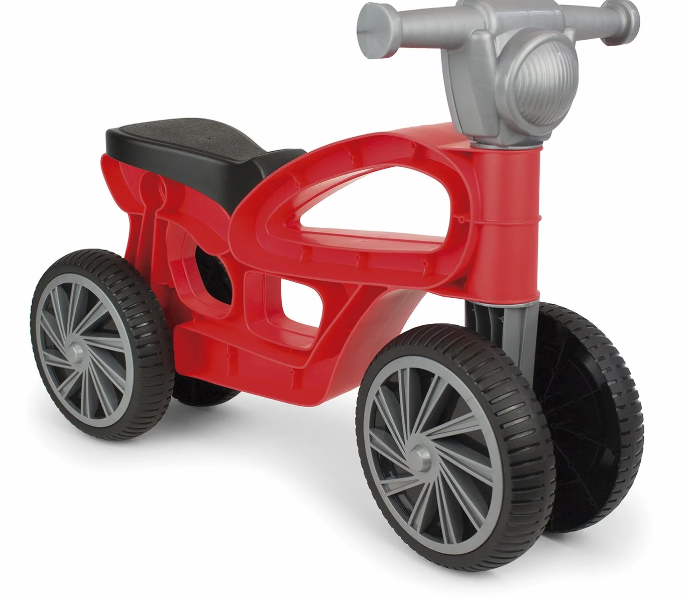 Chicos - Moto Correpasillos Bebe 1 año | Mini Custom Rojo | Moto Infantil 4 Ruedas Estable y Ligera | Juguete Niño Niña a Partir de 10 Meses (36006)