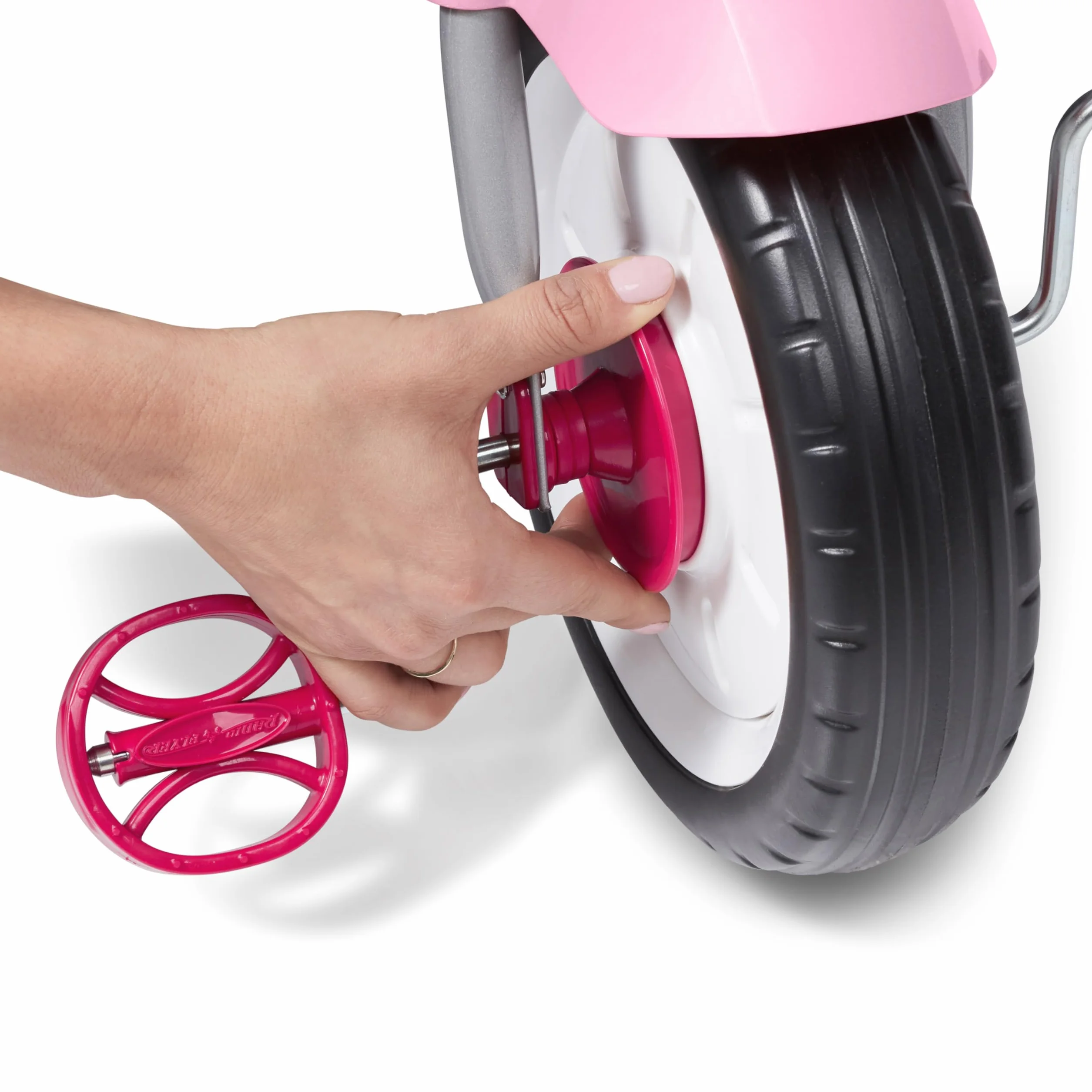 Radio Flyer 3 en 1 Triciclo Stroll 'N Trike, Triciclo Rosa para niños pequeños de 1,5 a 5 años