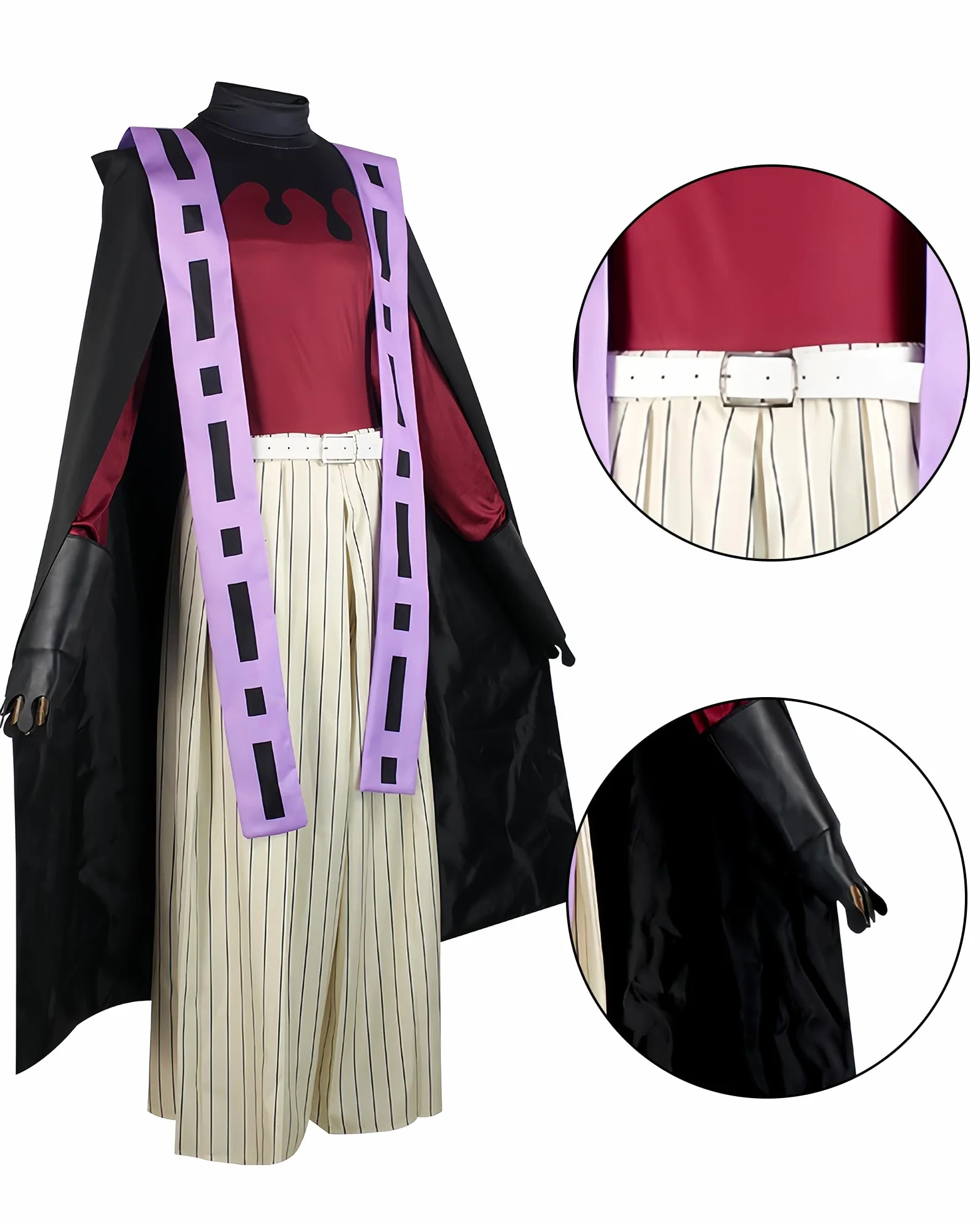 Disfraz de Demon Twelve Kizuki Cosplay Outfit Kokushibo Disfraz Akaza Cosplay Douma Halloween Disfraz adulto carnaval