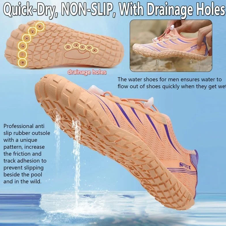 Zapatos Descalzos Hombre Mujer Barefoot Zapatillas Outdoor Secado Rápido Surf Calzado Playa Transpirable Antideslizante 37-46EU