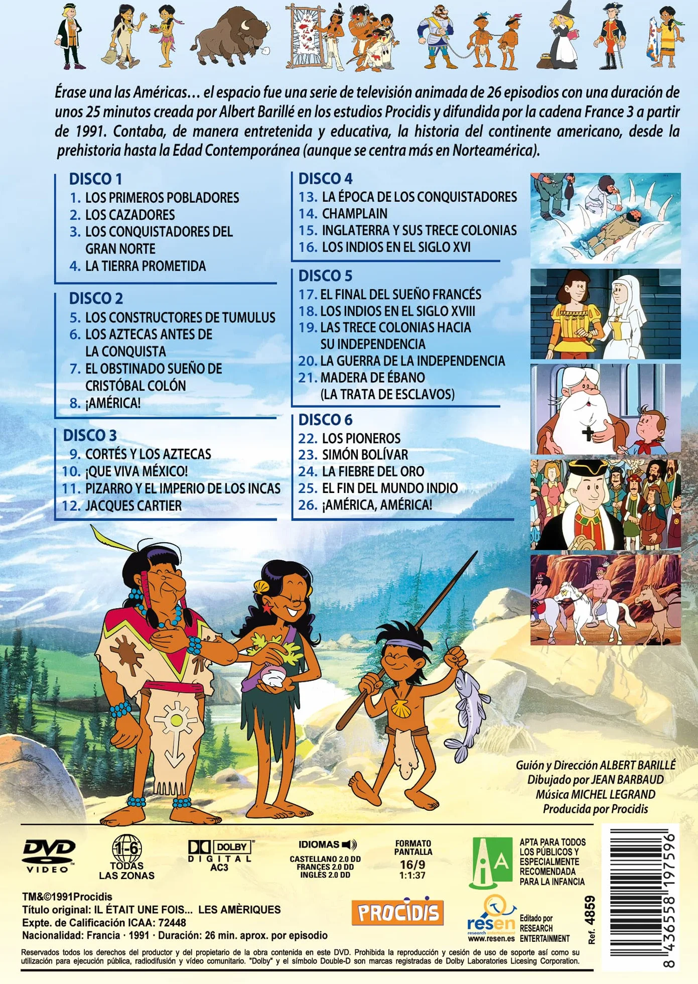 Érase una vez... las Américas Pack 6 DVD