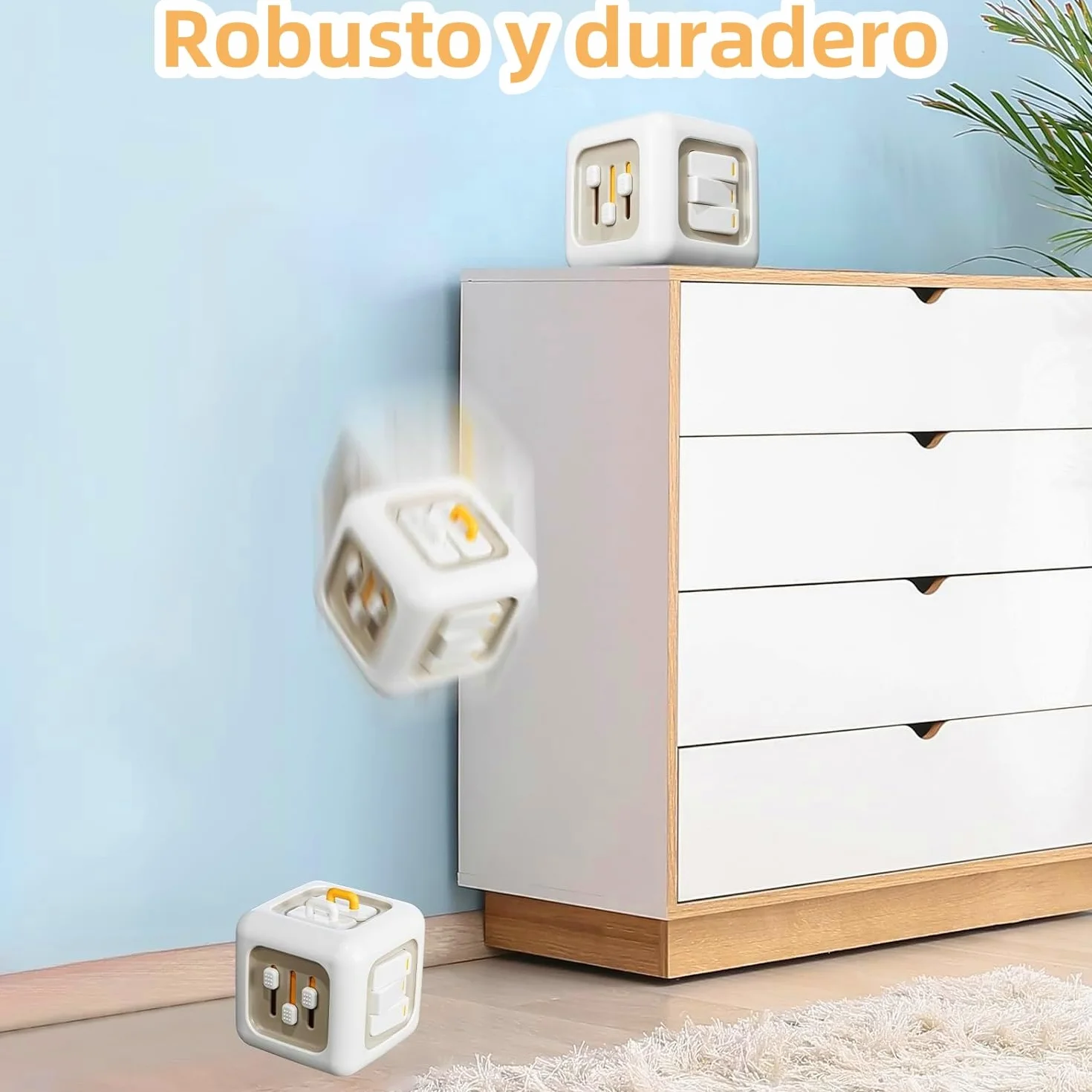 VORENUS Cubo de actividades 6 en 1 Montessori | Juguete sensorial educativo para niños de 1-3 años 12+ meses para desarrollo cognitivo y motor