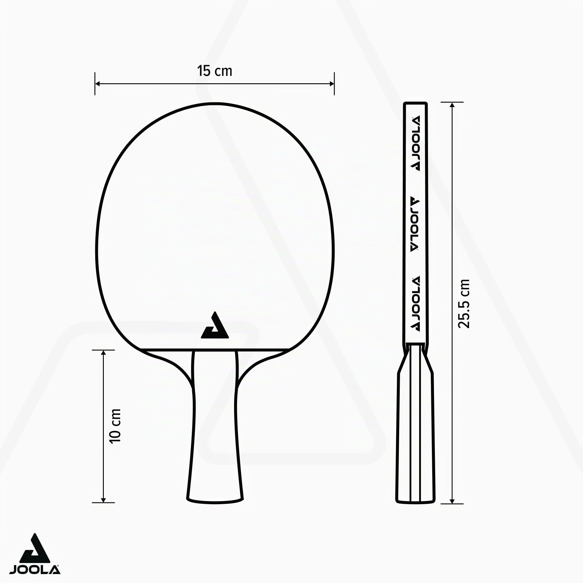 JOOLA Tischtennis Set Duo Carbon 2 Schläger 3 Bälle Hülle Rot Schwarz 6-teilig