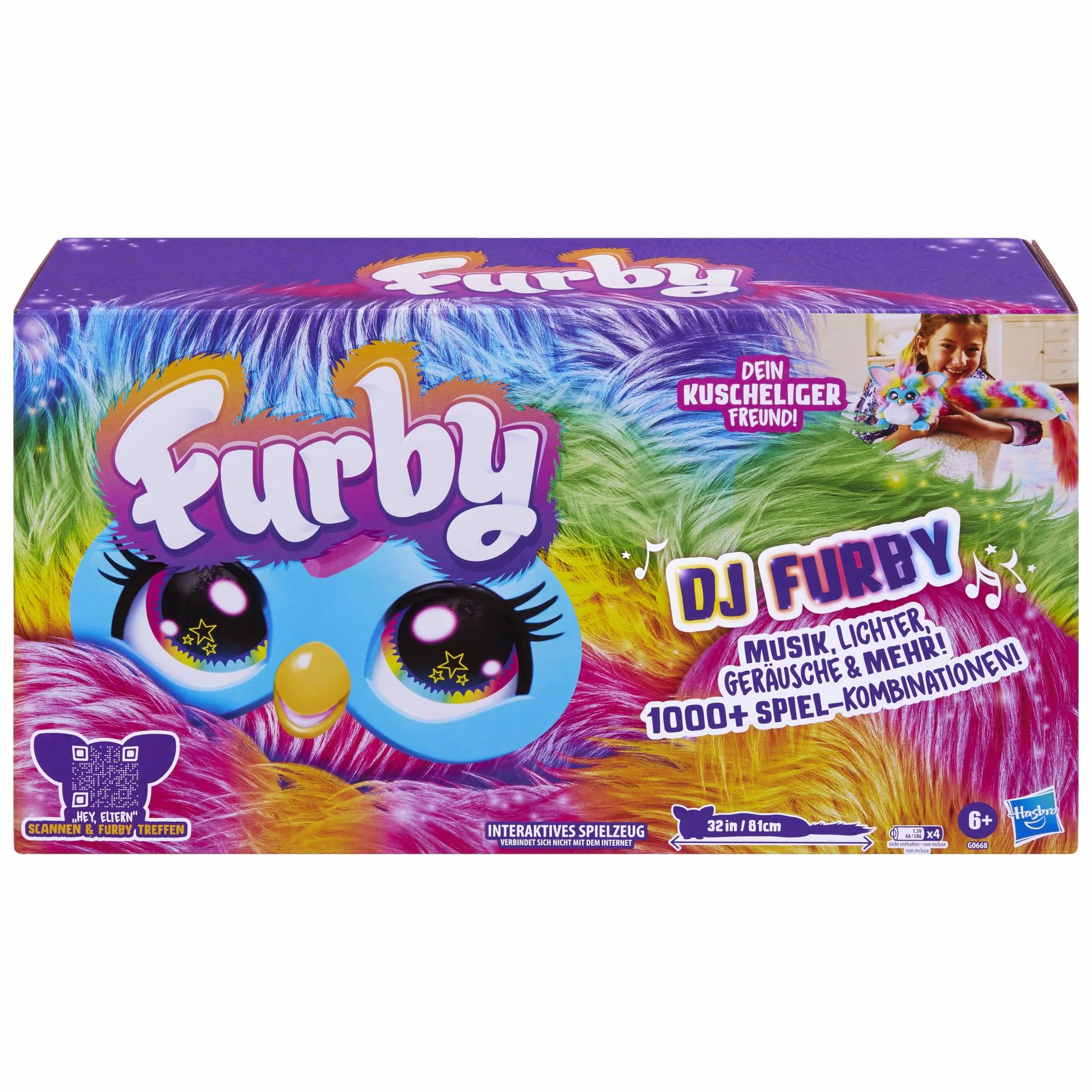 Furby DJ Furby - Juguete Interactivo Arco Iris